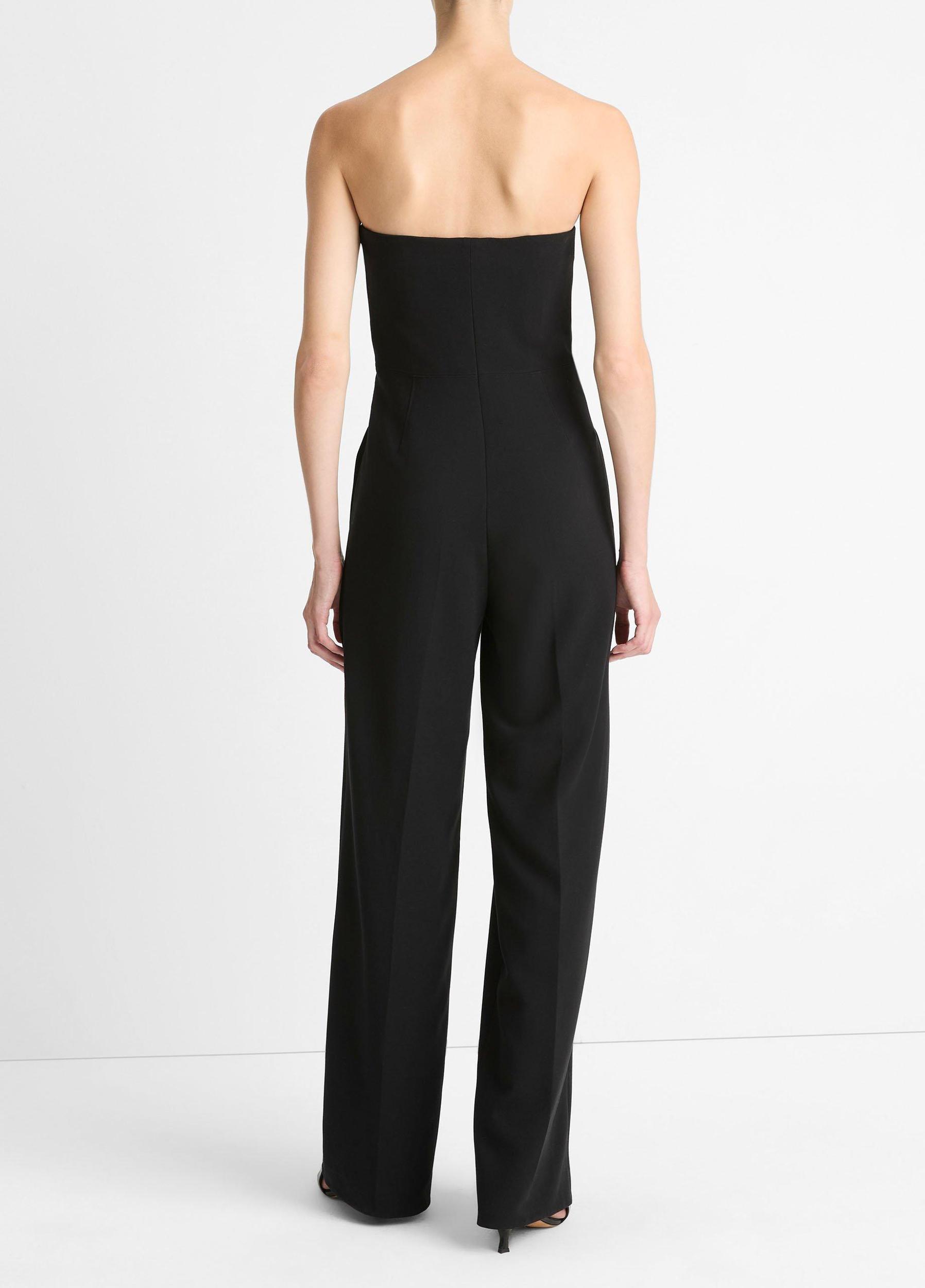 Crepe Strapless Jumpsuit Product Image