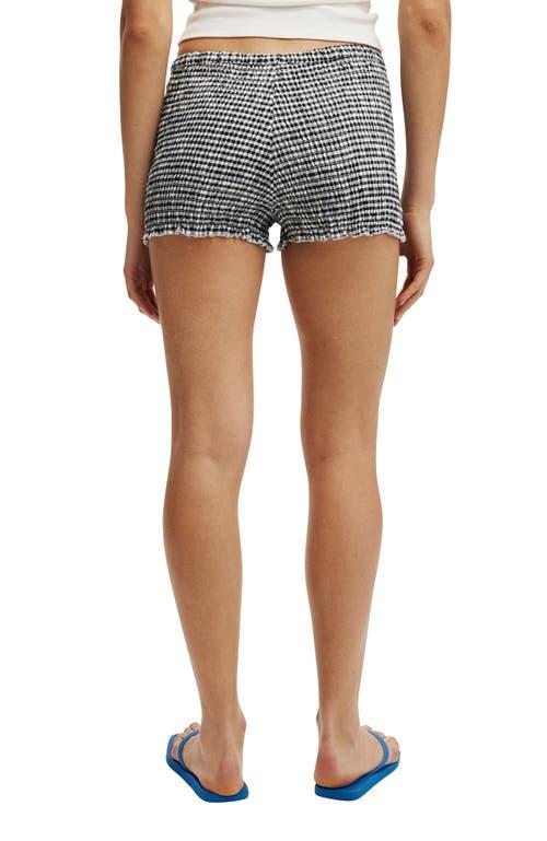 Cotton On Women's Billie Bloomer Short in Black Gingham at Nordstrom, Size 2 Product Image
