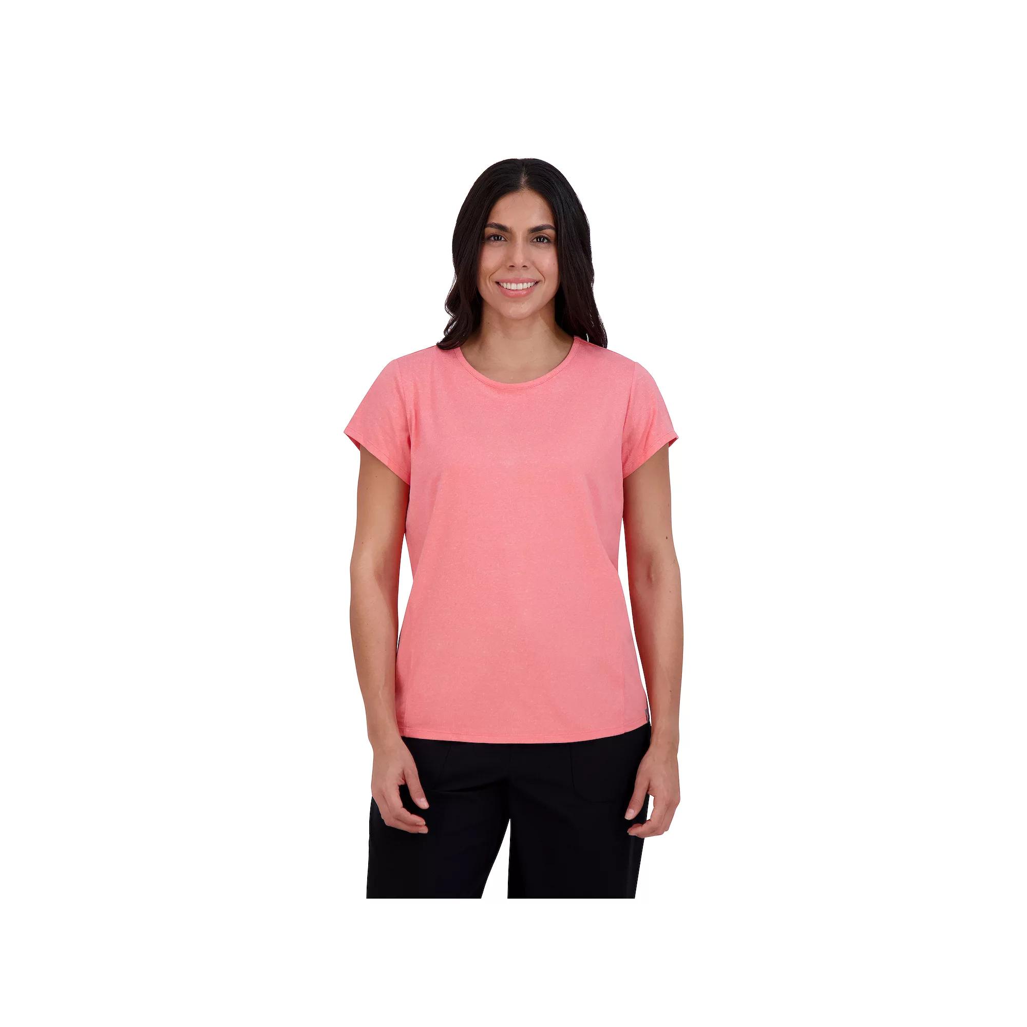 Women's ZeroXposur Melange Short Sleeve T-Shirt, Size: Small, Pink Punch Product Image