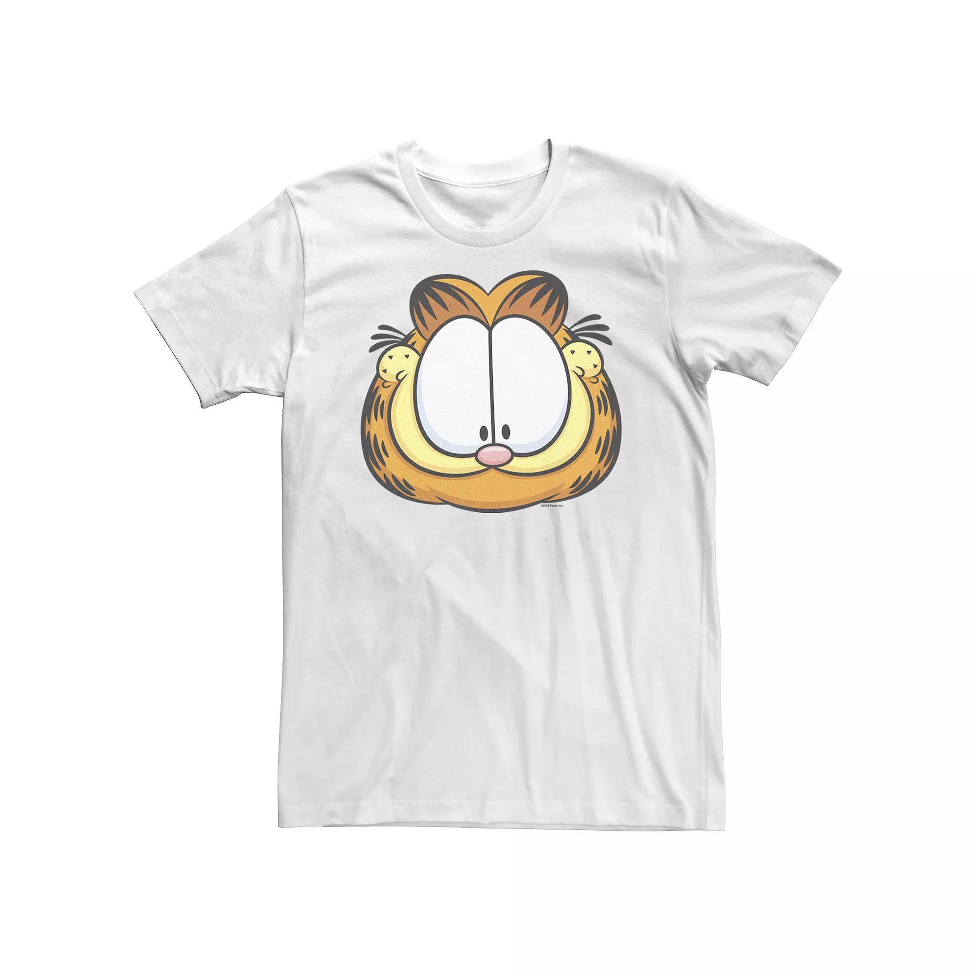 Big & Tall Garfield Big Head Portrait Tee, Men's,  Product Image