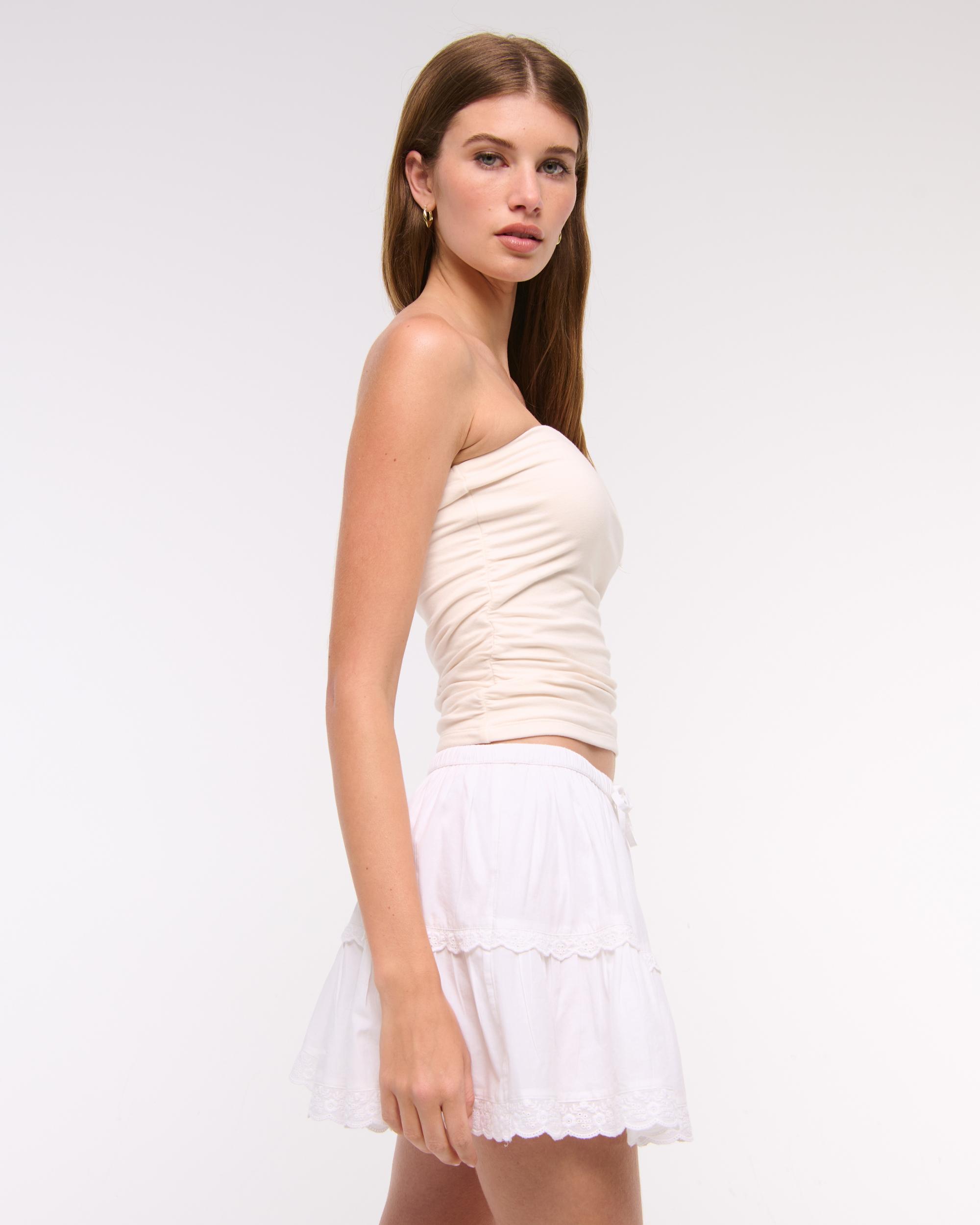 Mid Rise Pull-On Mini Skort Product Image