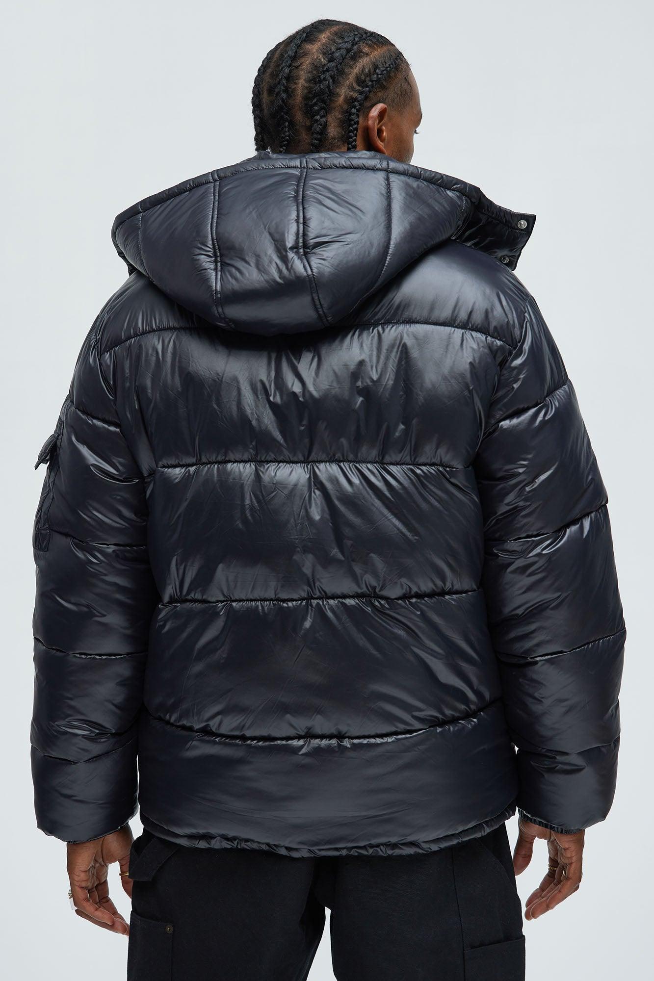 Nixer Puffer Jacket - Black Male Product Image