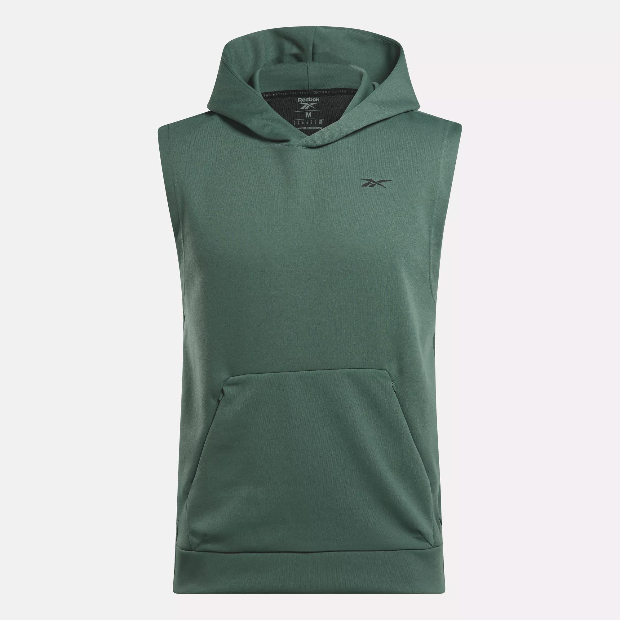 Men's Strength Sleeveless Hoodie Male Product Image