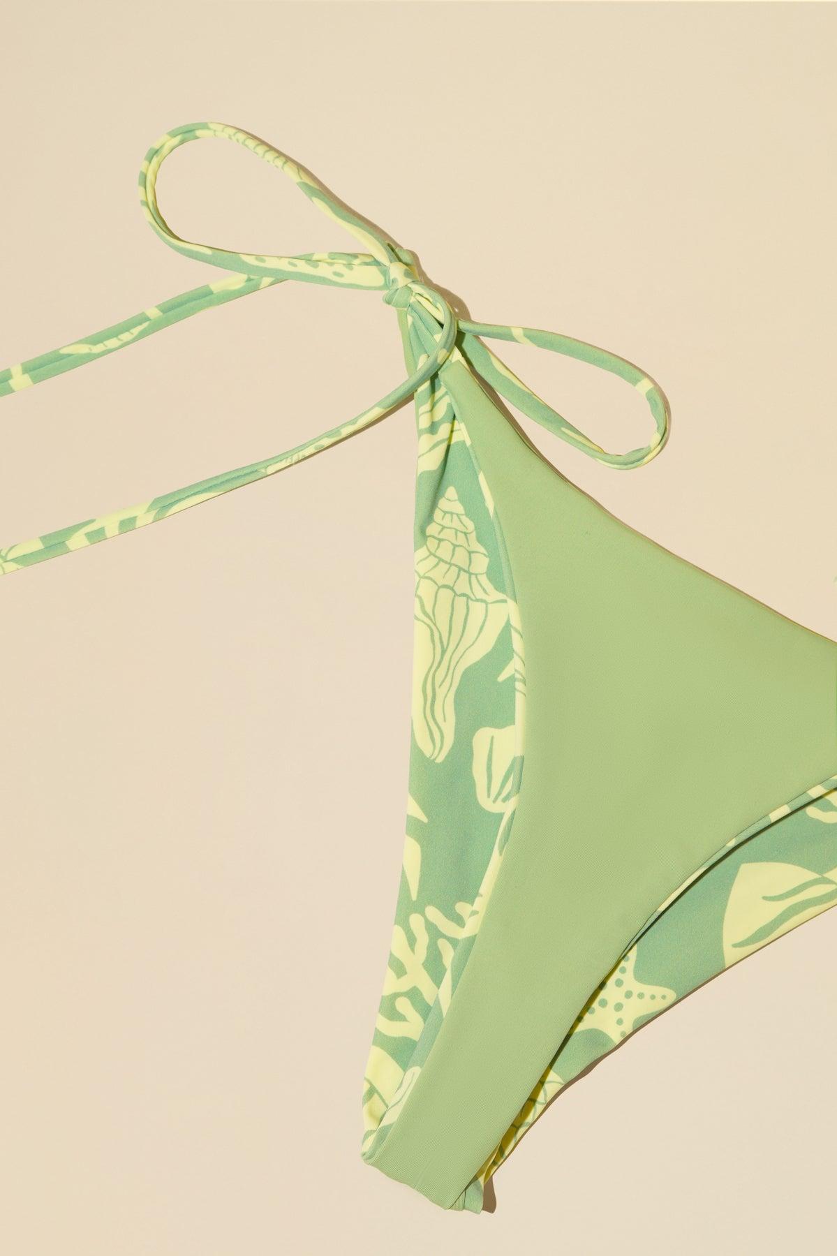 Seaside String Reversible Bikini Bottom -  Coral Coast Product Image