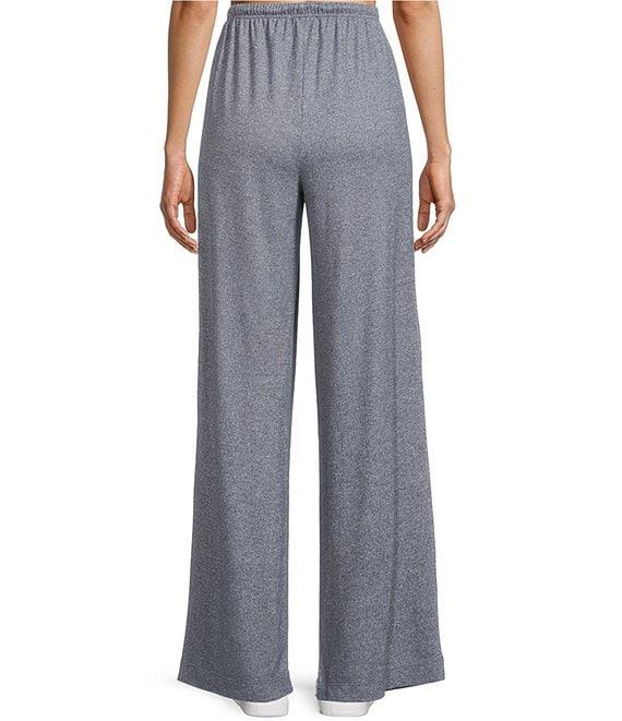 GB Hacci Wide Leg Coordinating Drawstring Pants Product Image