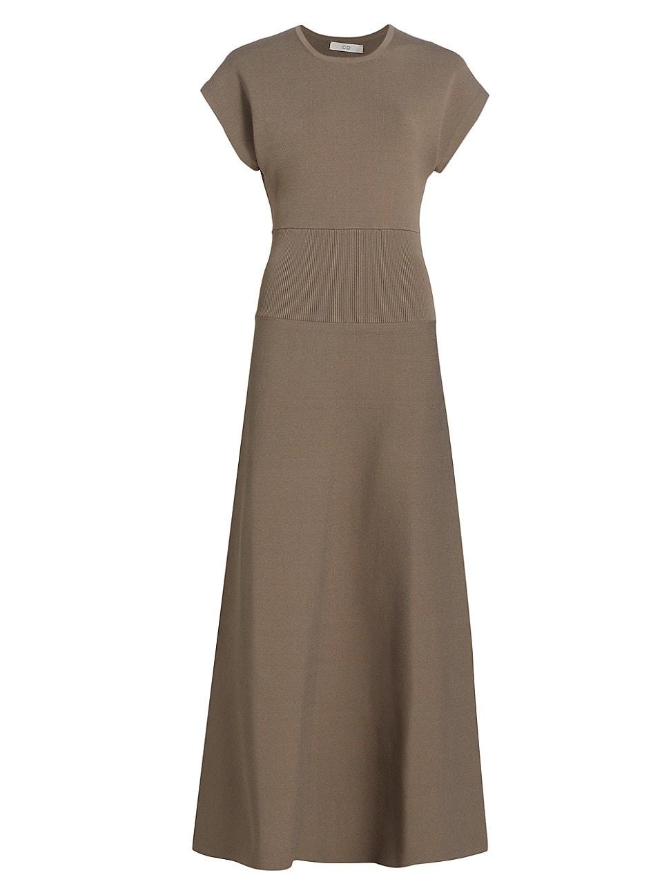 Womens Ribbed Maxi Dress Product Image