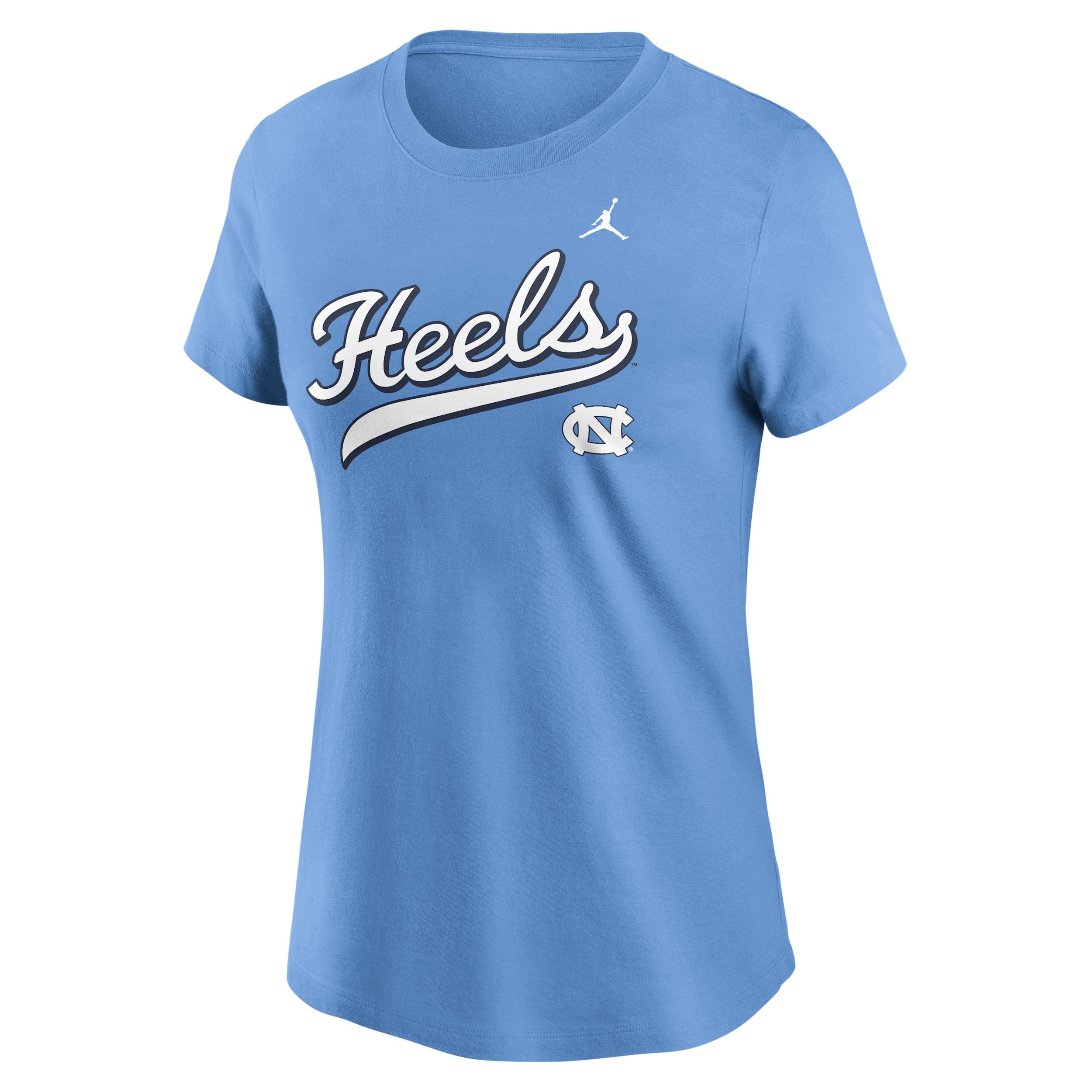North Carolina Athletic Prep Arch Local Script Nike Womens College T-Shirt | NKAF4EYNCN-LN2 Product Image