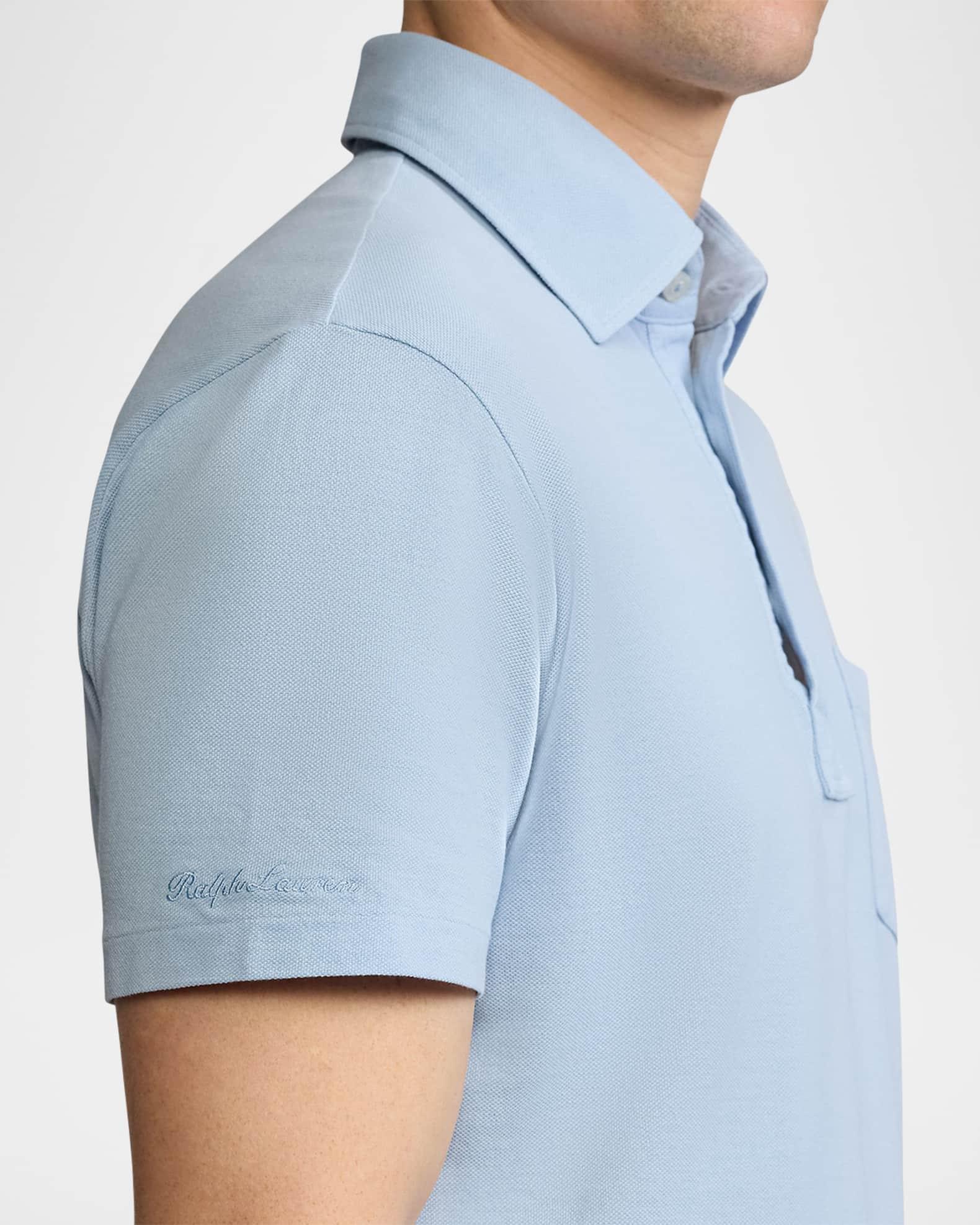 Men's Custom Slim Pique Polo Shirt Product Image