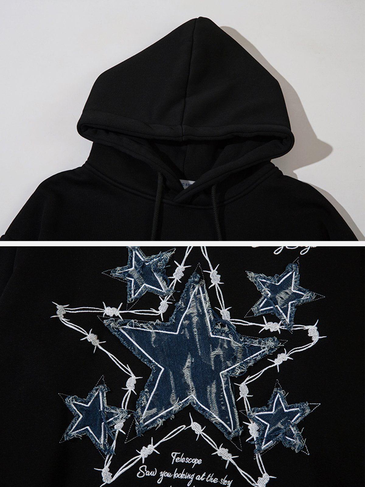 Aelfric Eden Oversized Star Hoodie Product Image