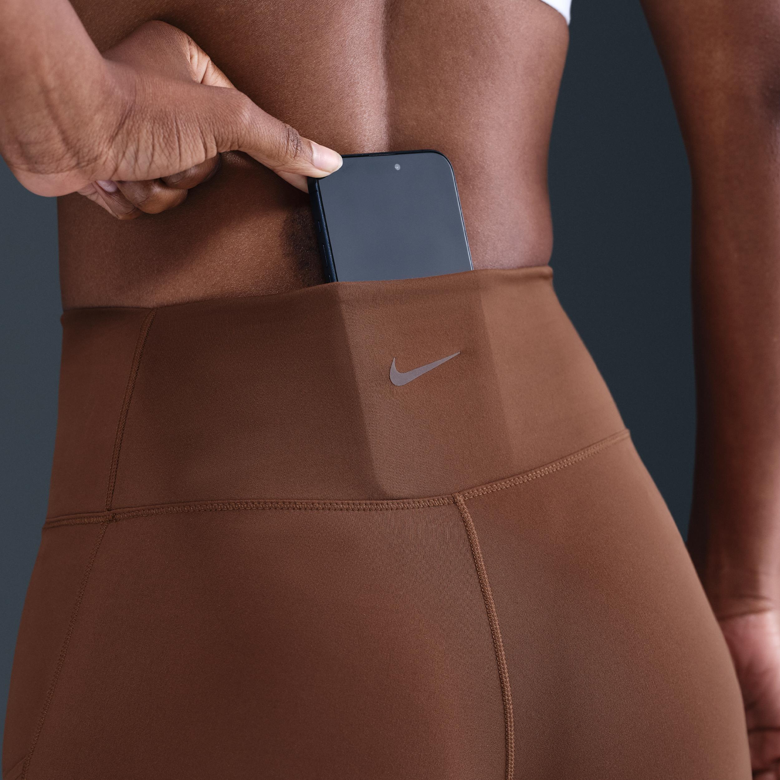 Nike Womens One High-Waisted 8 Biker Shorts with Pockets | FZ6758-265 Product Image