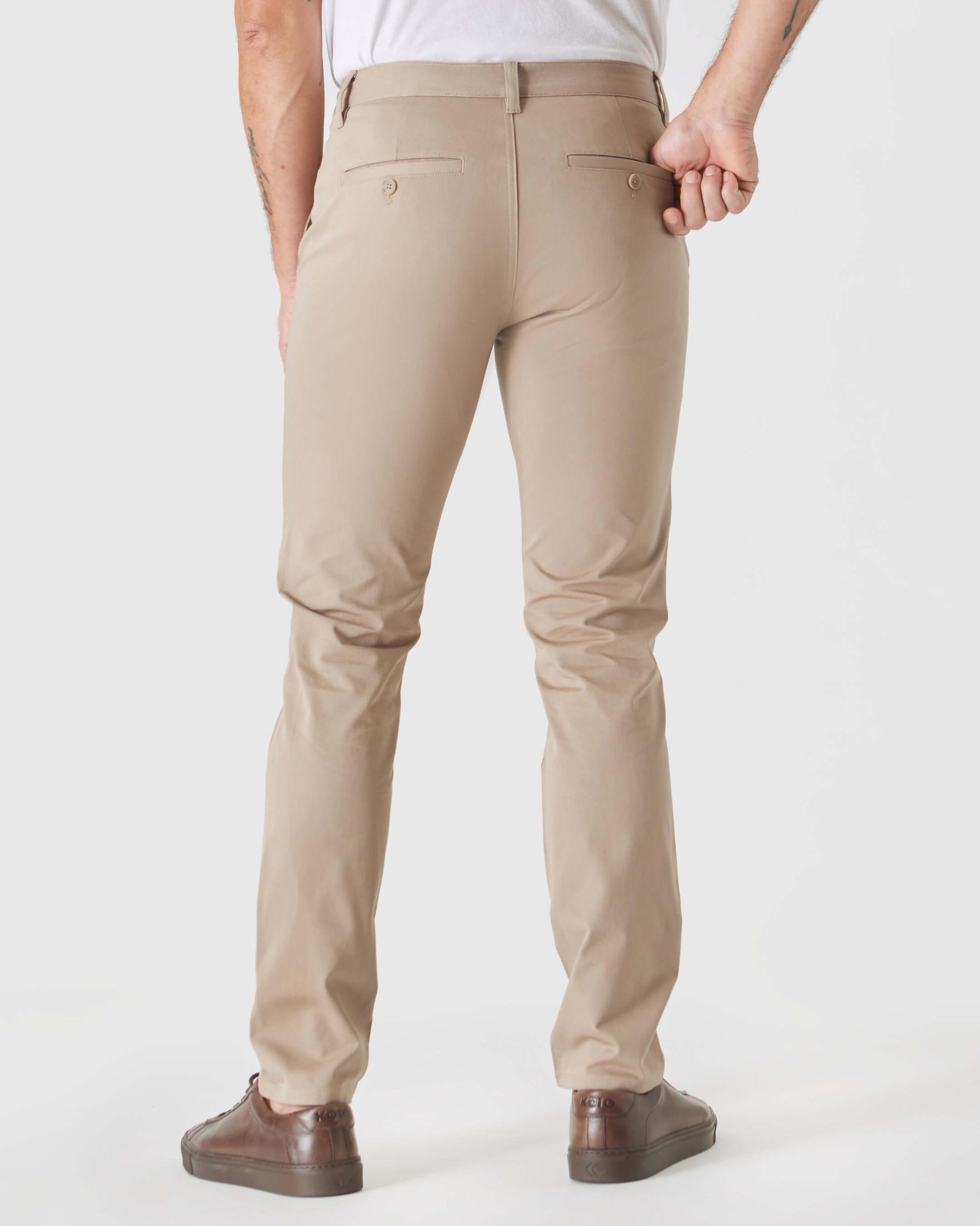 Khaki Slim Twill Chino Pant Product Image