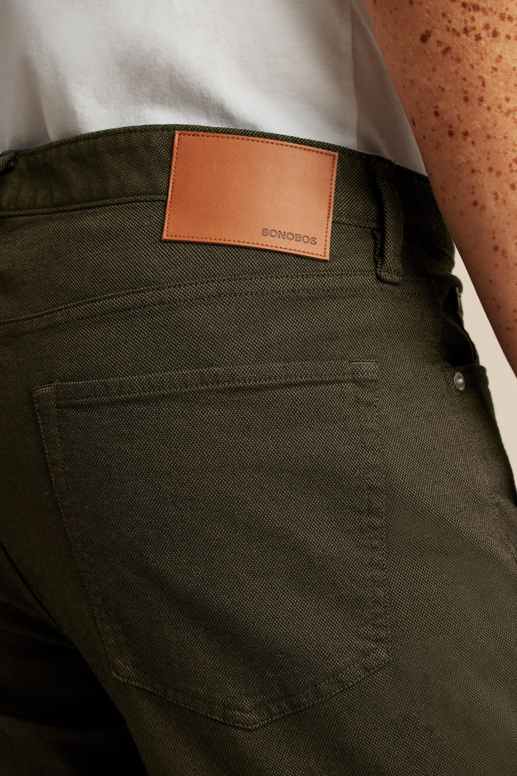 Italian Textured 5-Pocket Pants Product Image