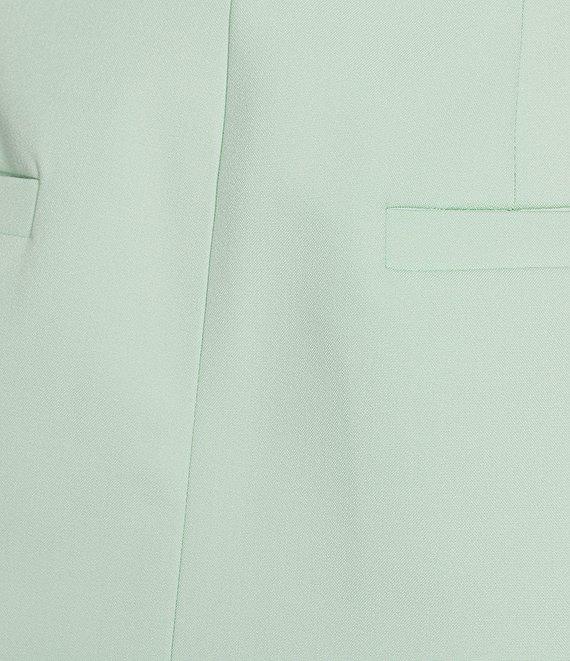 Marella Olpe Stretch Microfiber Canvas Mini Pencil Skirt Product Image