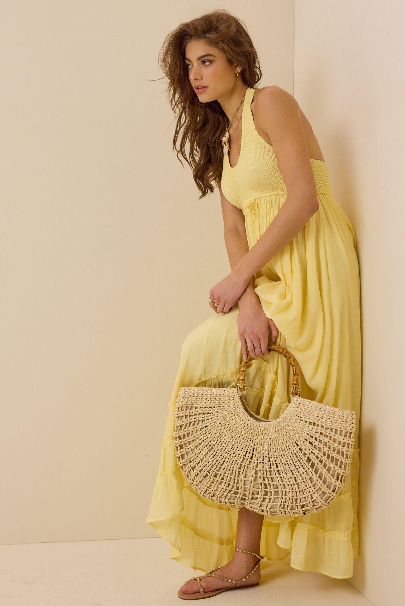 August Halter Maxi Dress Product Image