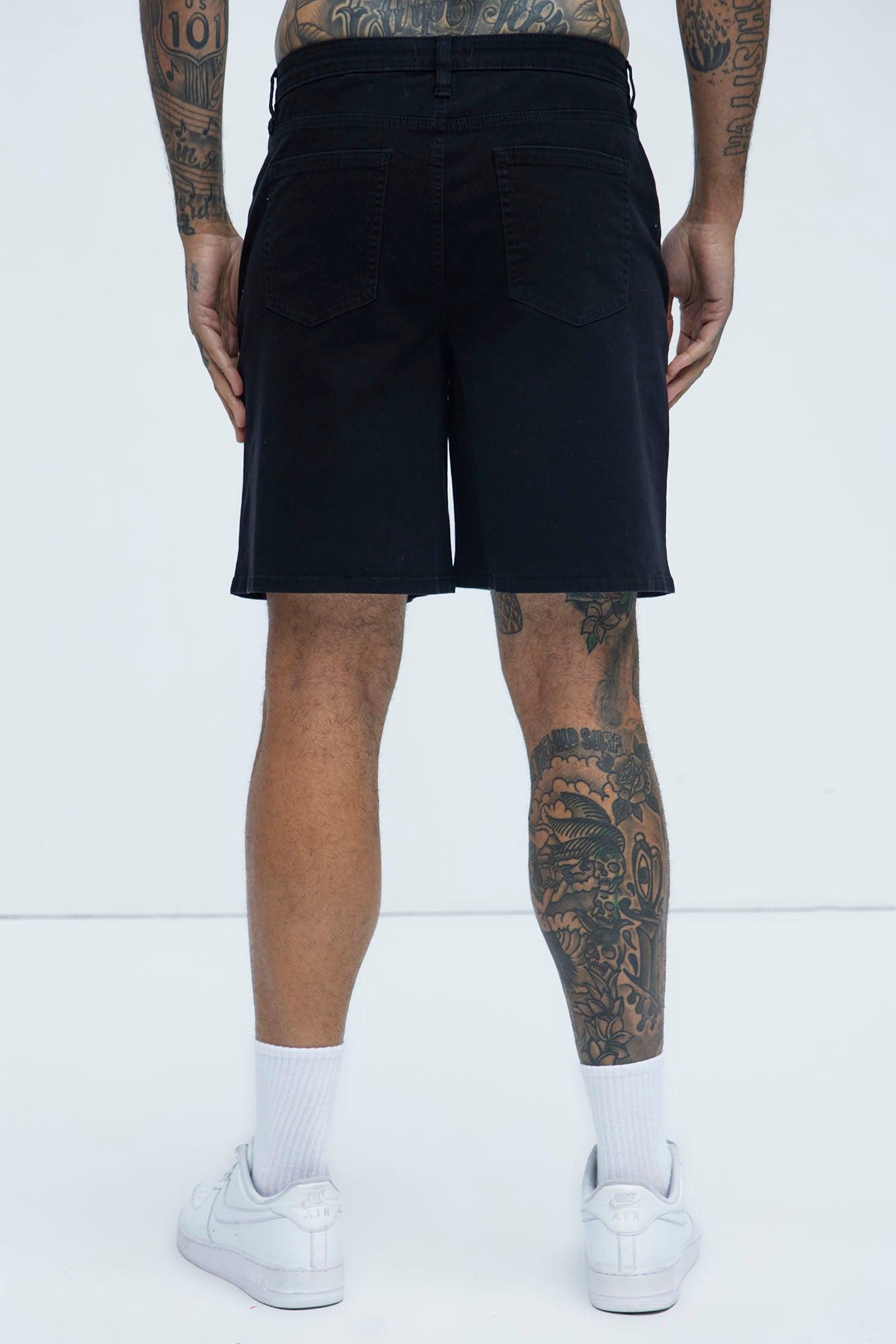 Bobby Twill Cargo Shorts - Black Product Image