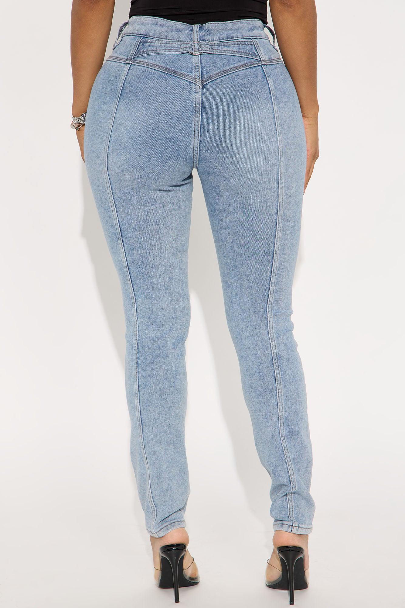 Just Ride Skinny Denim Jeans - Light Wash Female Product Image