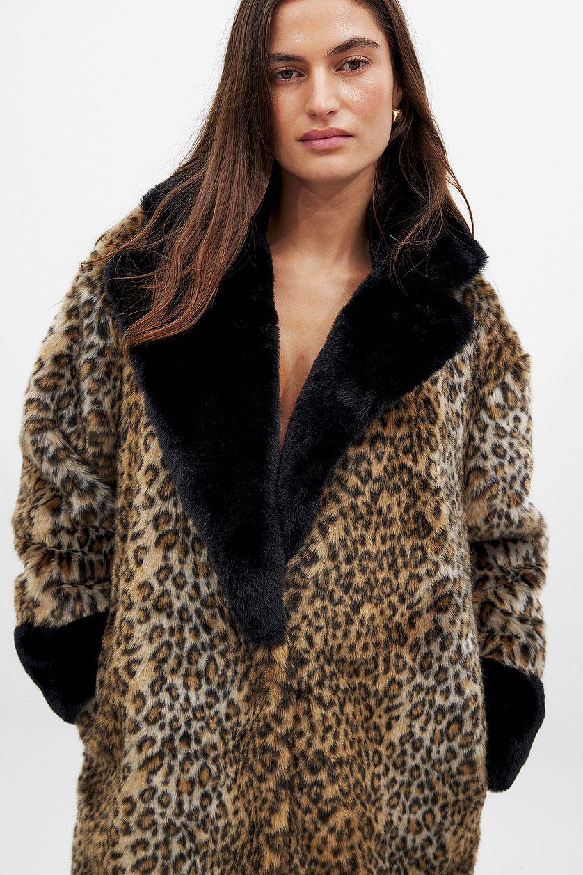 Faux Fur Leo Coat Product Image