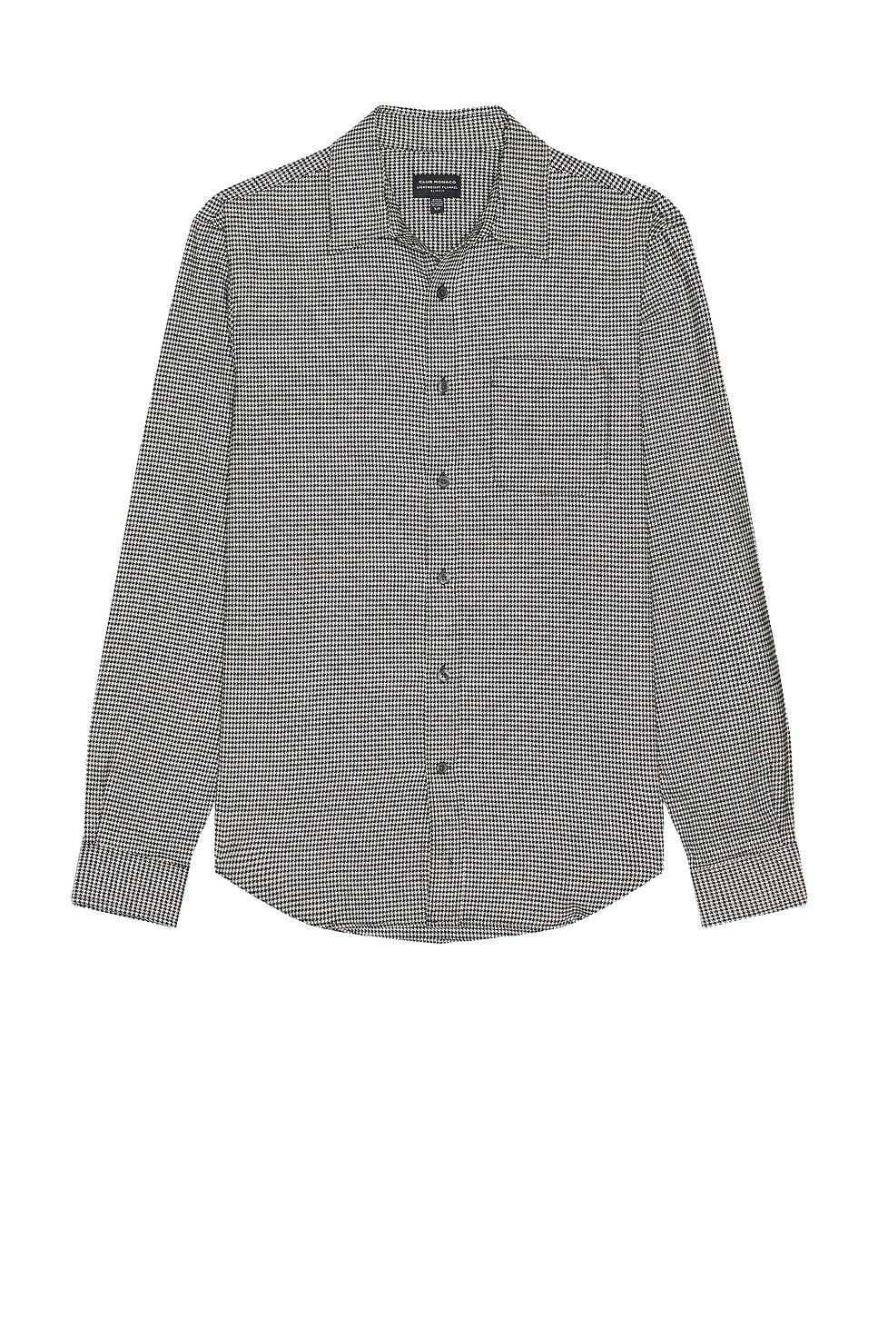 Lightweight Houndstooth Flannel Shirt Product Image