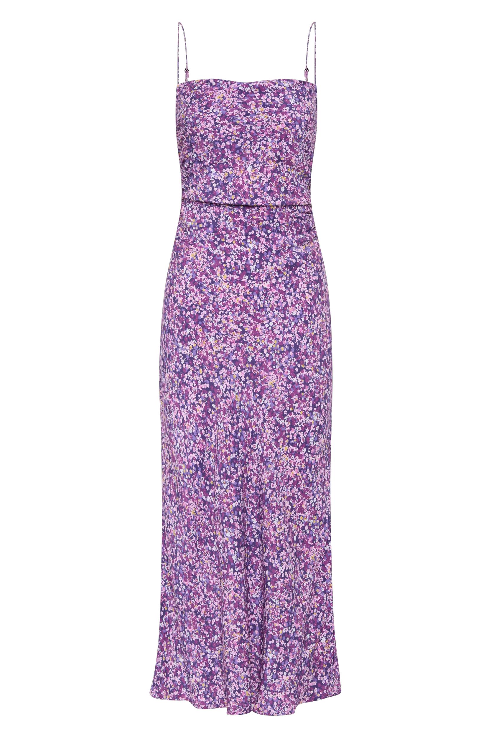Rosas Midi Dress Meander Micro Purple - Final Sale Product Image