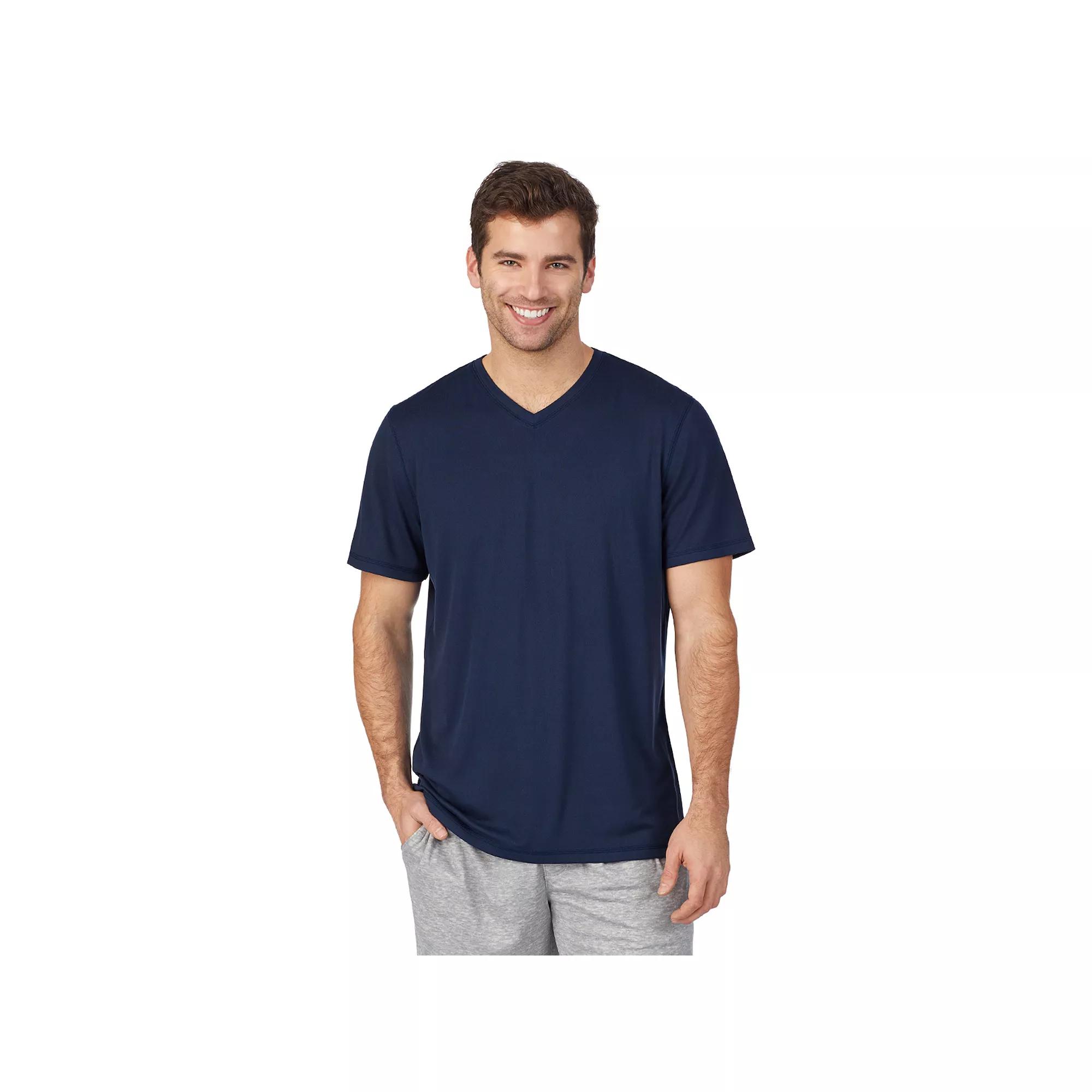 Men's Cuddl Duds® Far-Infrared Enhance V-Neck Pajama Tee,  Product Image