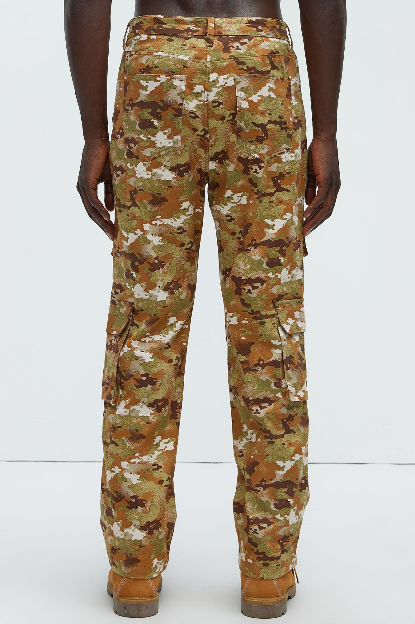 Tony Straight Utility Pants - Camouflage Product Image