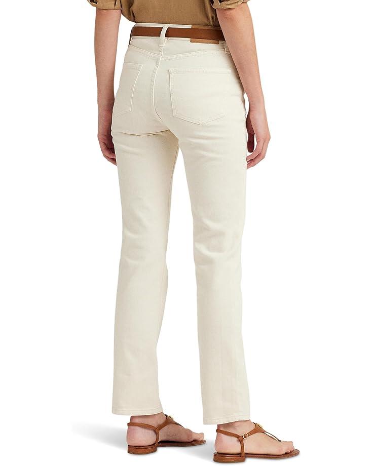 Mid-Rise Straight Ankle Jeans Product Image