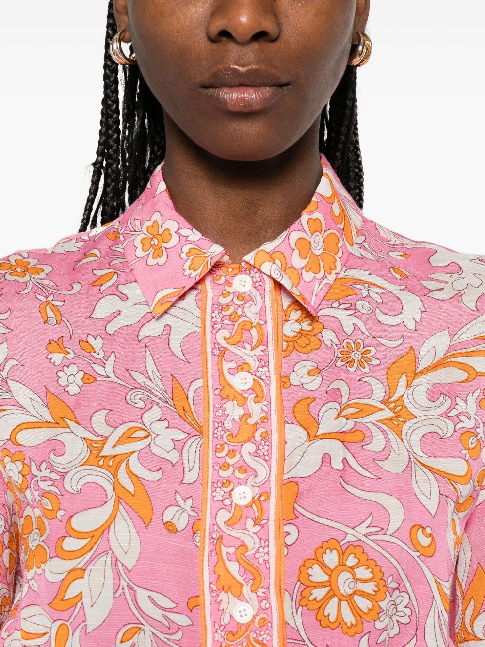 floral-print mini dress Product Image