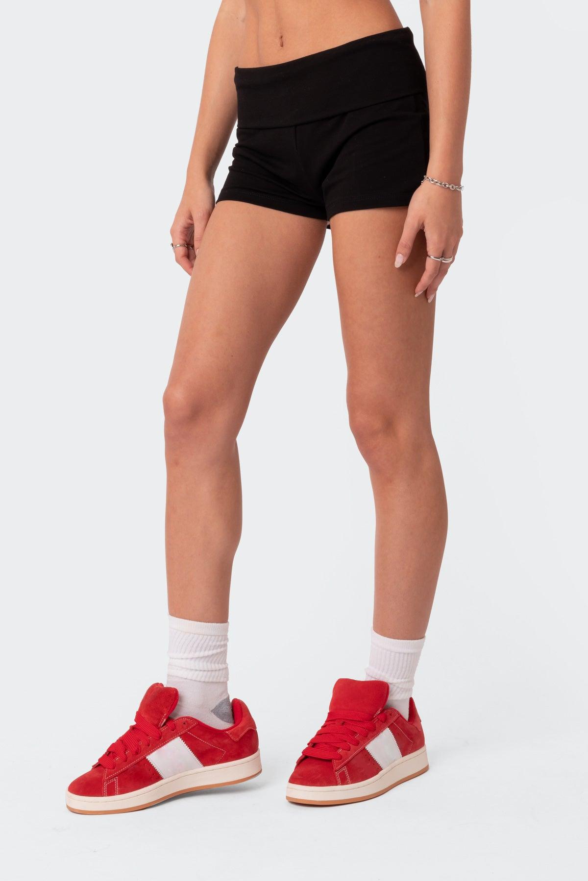 I Love Me Fold Over Shorts Product Image