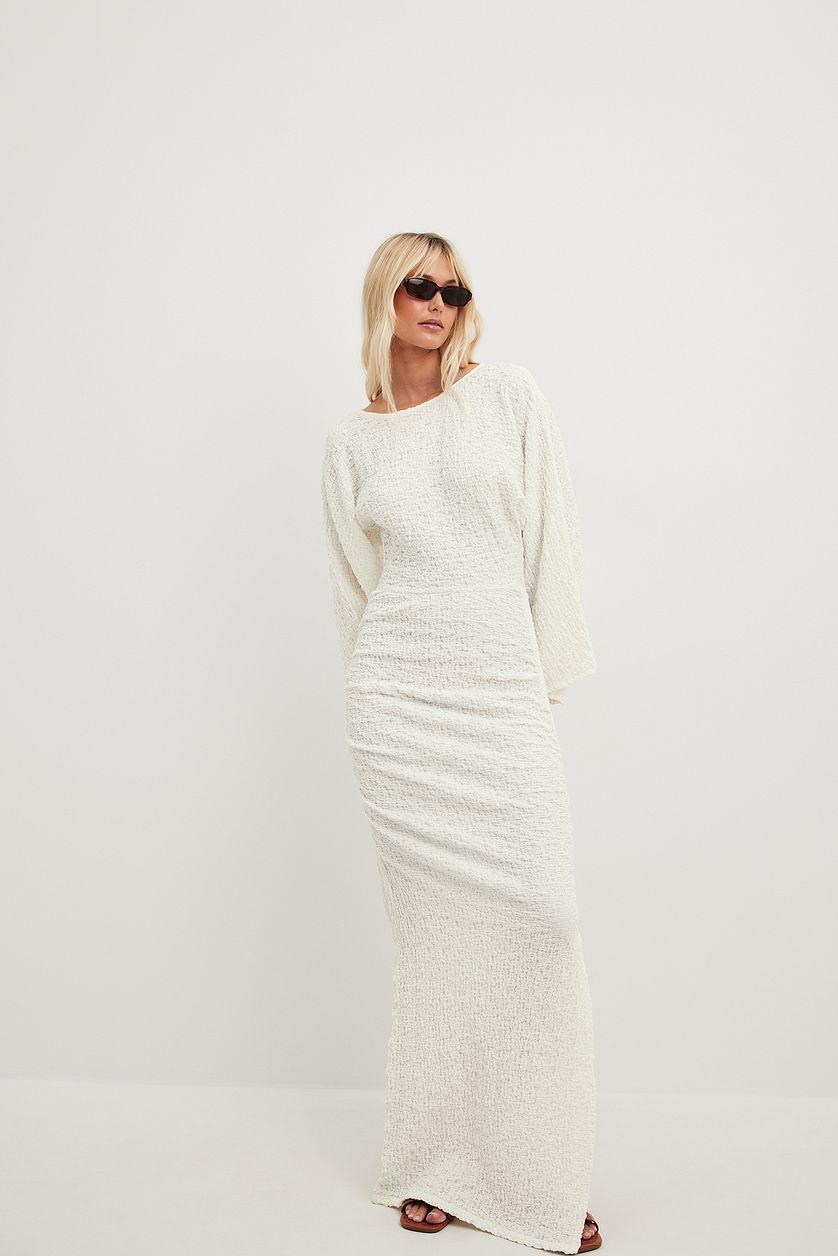 Structured Drawstrings Maxi Dress Product Image