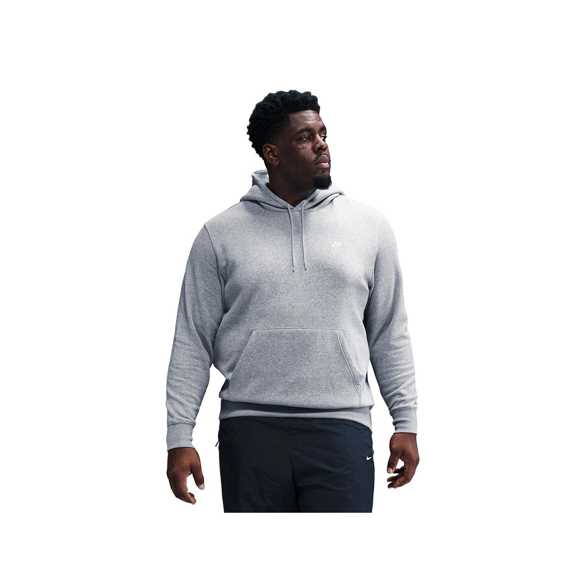 Big & Tall Nike Club Pull-Over Fleece Hoodie, Men's,  Product Image