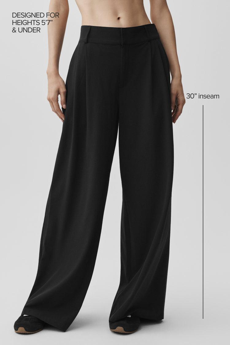 High-Waist Dreamscape Trouser (Regular) - Black Product Image