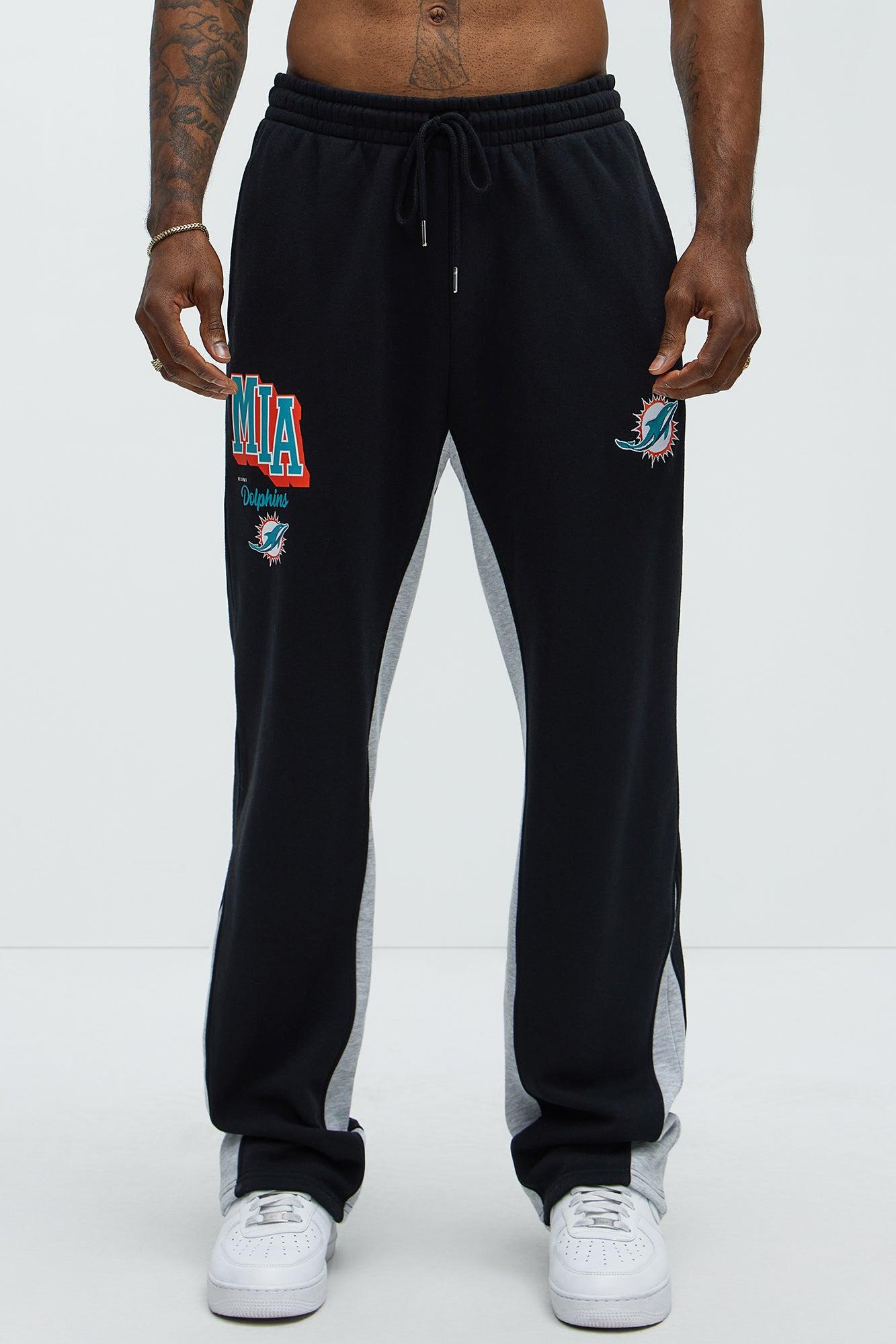 Dolphins Bold Flare Sweatpants - Black Product Image