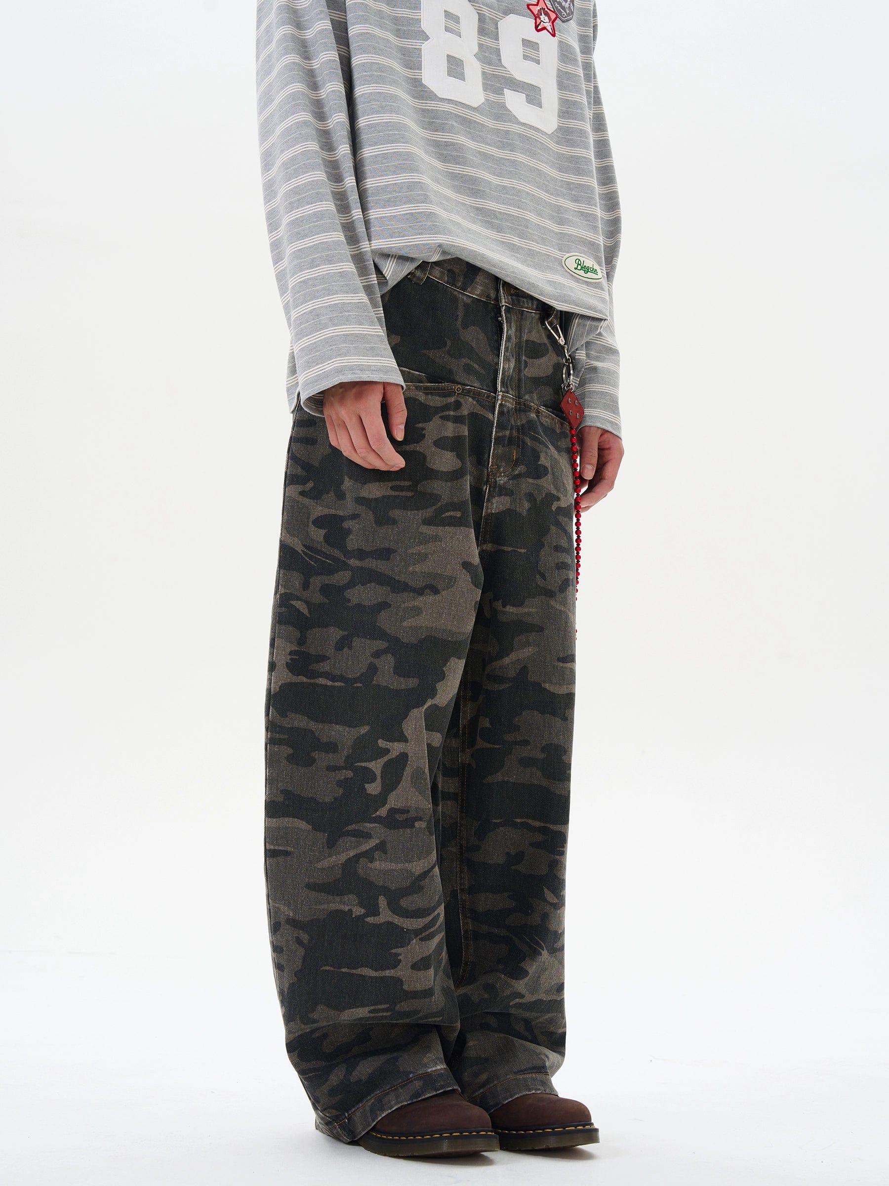 RT No. 12256 CAMO STRAIGHT FIT PANTS Product Image