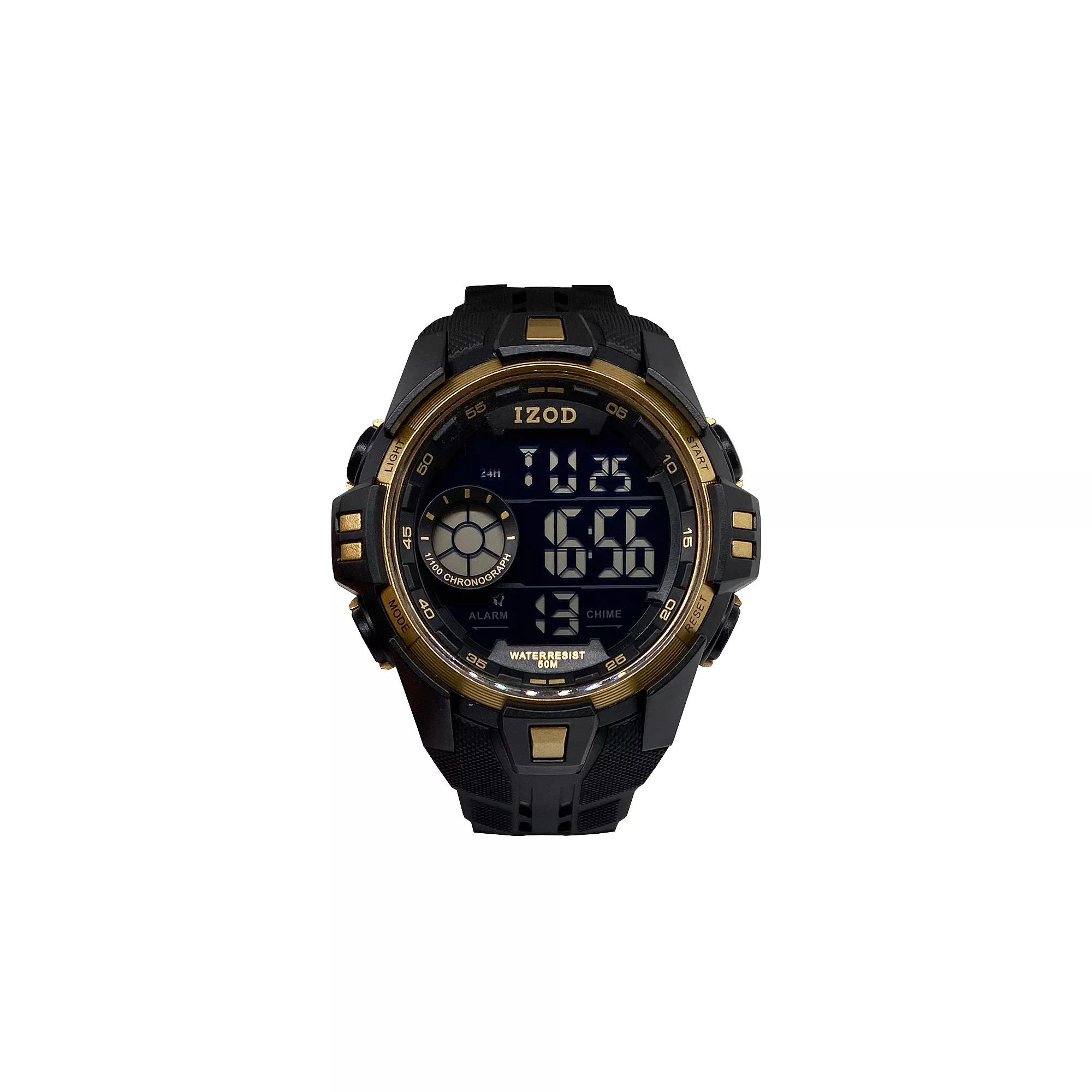 IZOD Men's Black Digital Watch - IZO7064KL Product Image