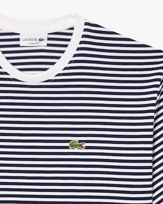 Men's Striped Heavy Cotton T-Shirt Product Image