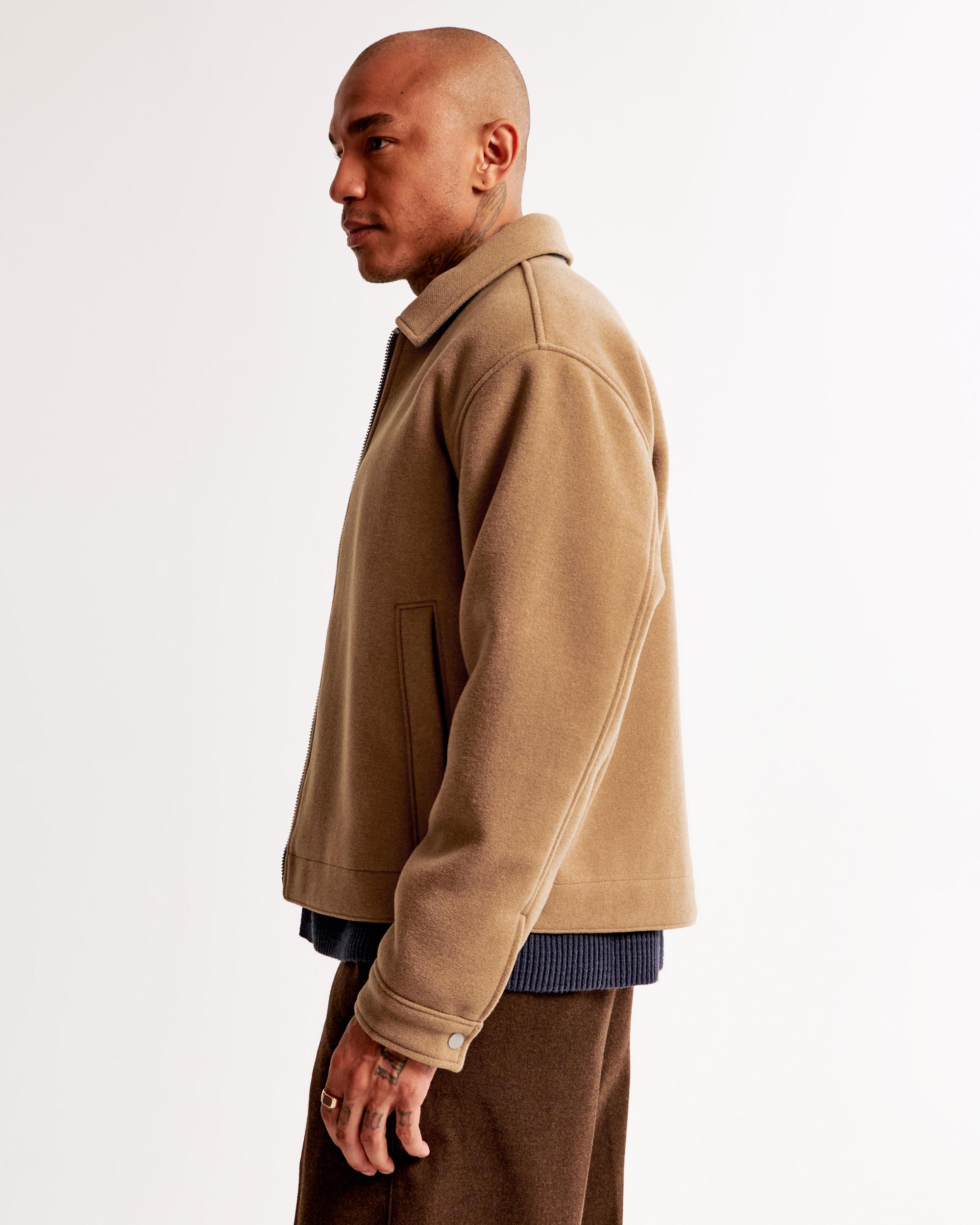 Cropped Dressy Zip Jacket Product Image