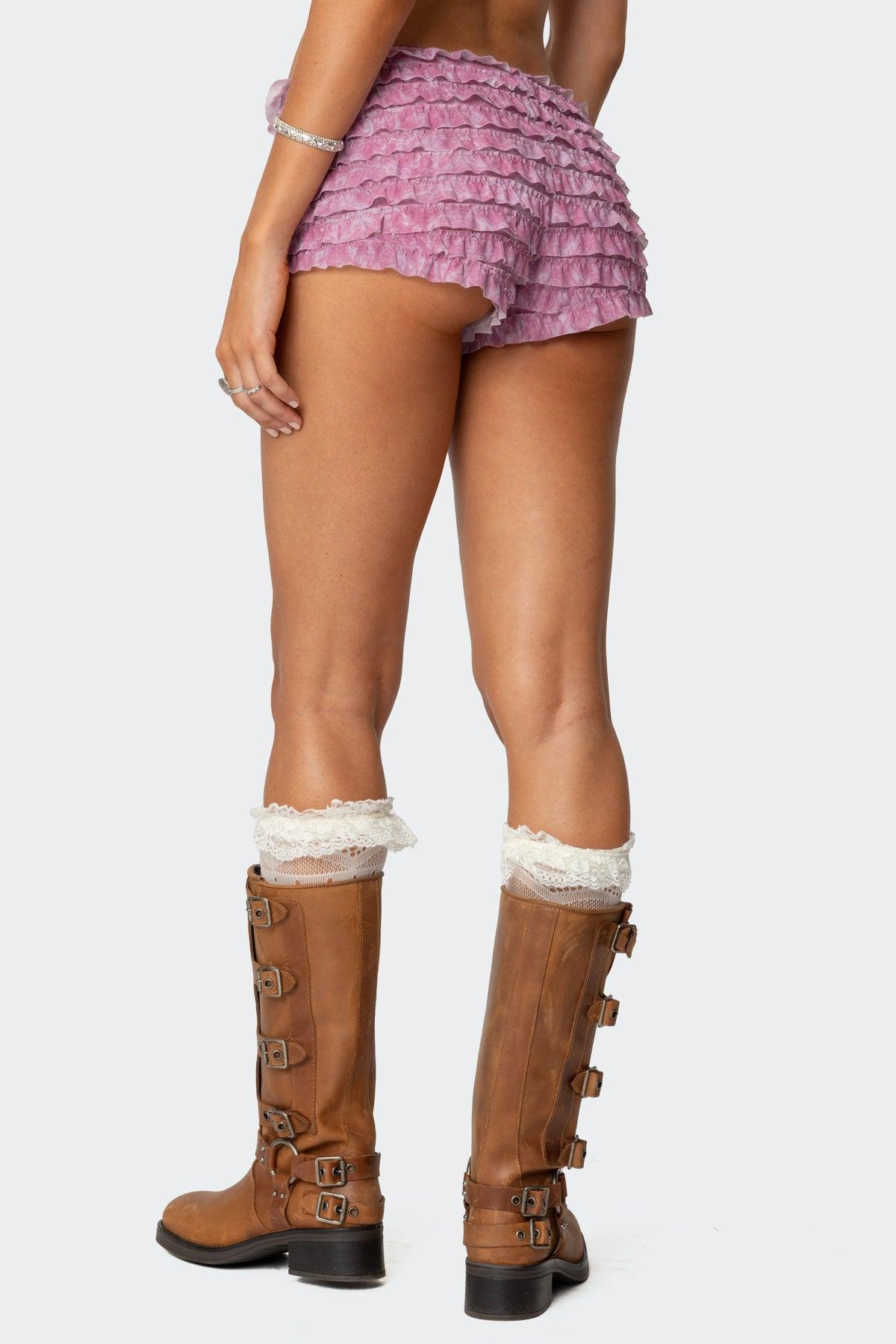 Shailee Ruffled Shorts Product Image