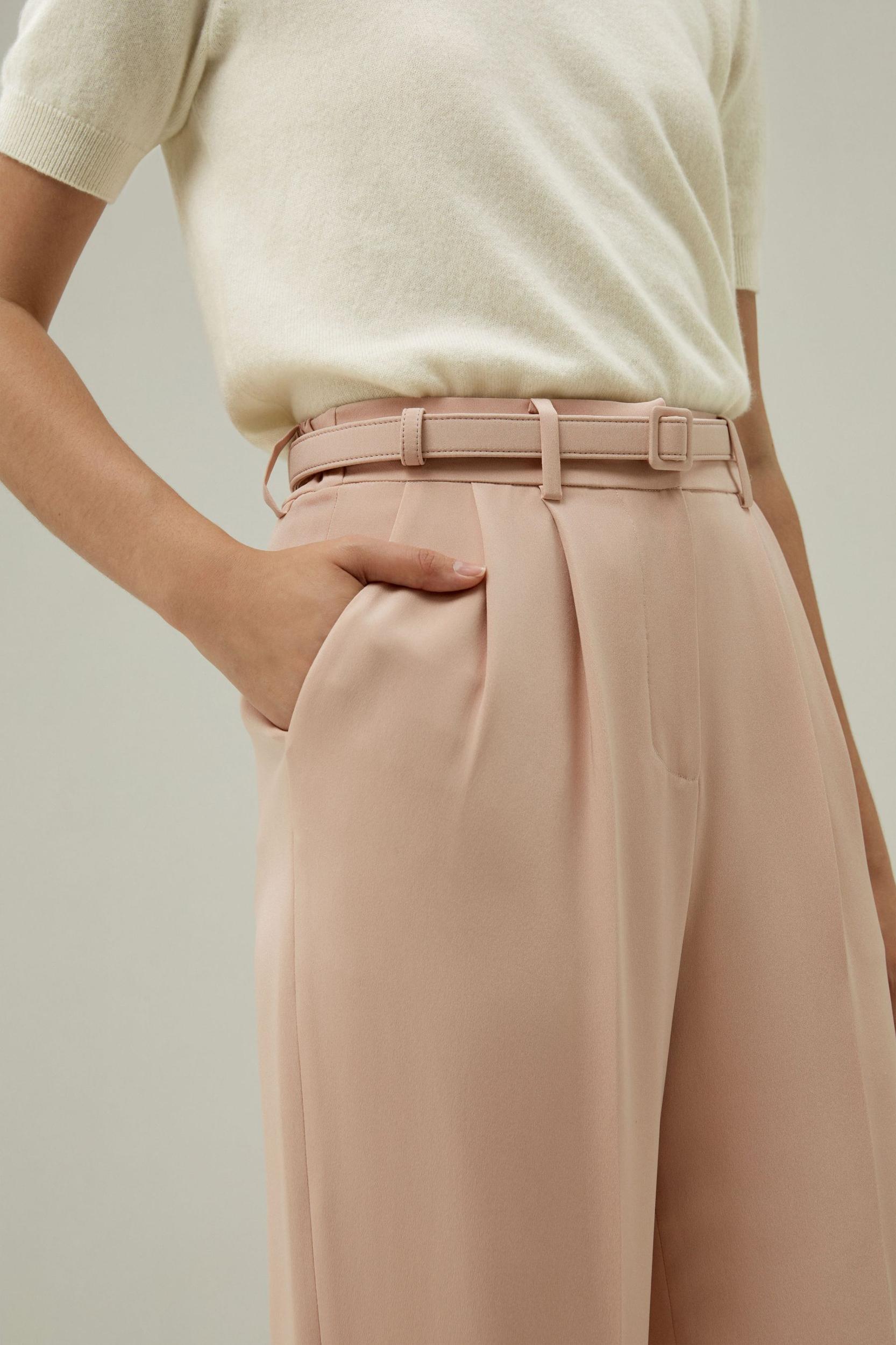 LILYSILK Silk Trousers Womens - Mahogany Rose 100% Grade 6A Silk - Flattering Modern Professional Pants 2 Product Image