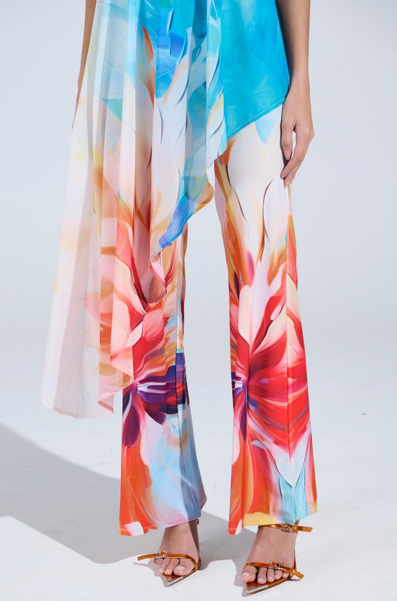 ON A BEACH SOMEWHERE PRINTED JUMPSUIT Product Image