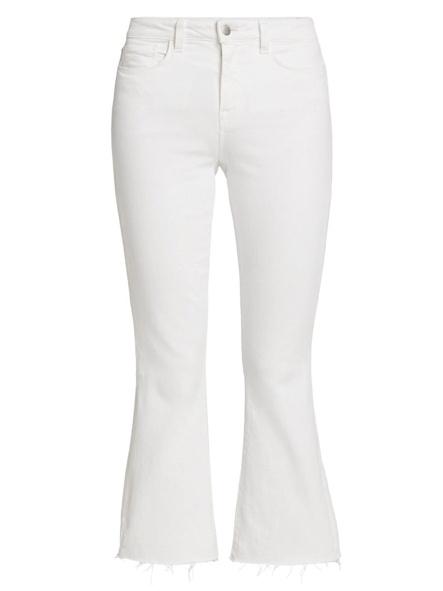 Womens Kendra Cropped Flare Jeans Product Image