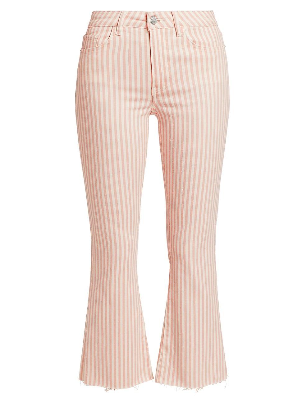 Womens Le Crop Mini Boot Cabana Stripe Pants Product Image