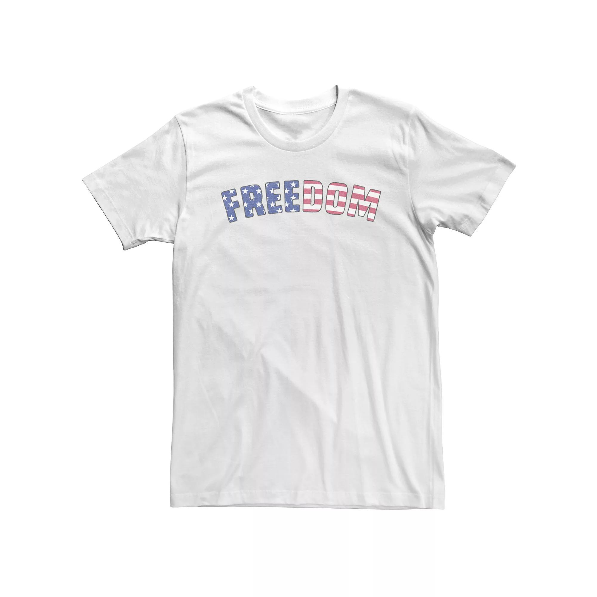 Big & Tall Americana Red Blue Freedom Tee, Mens Product Image