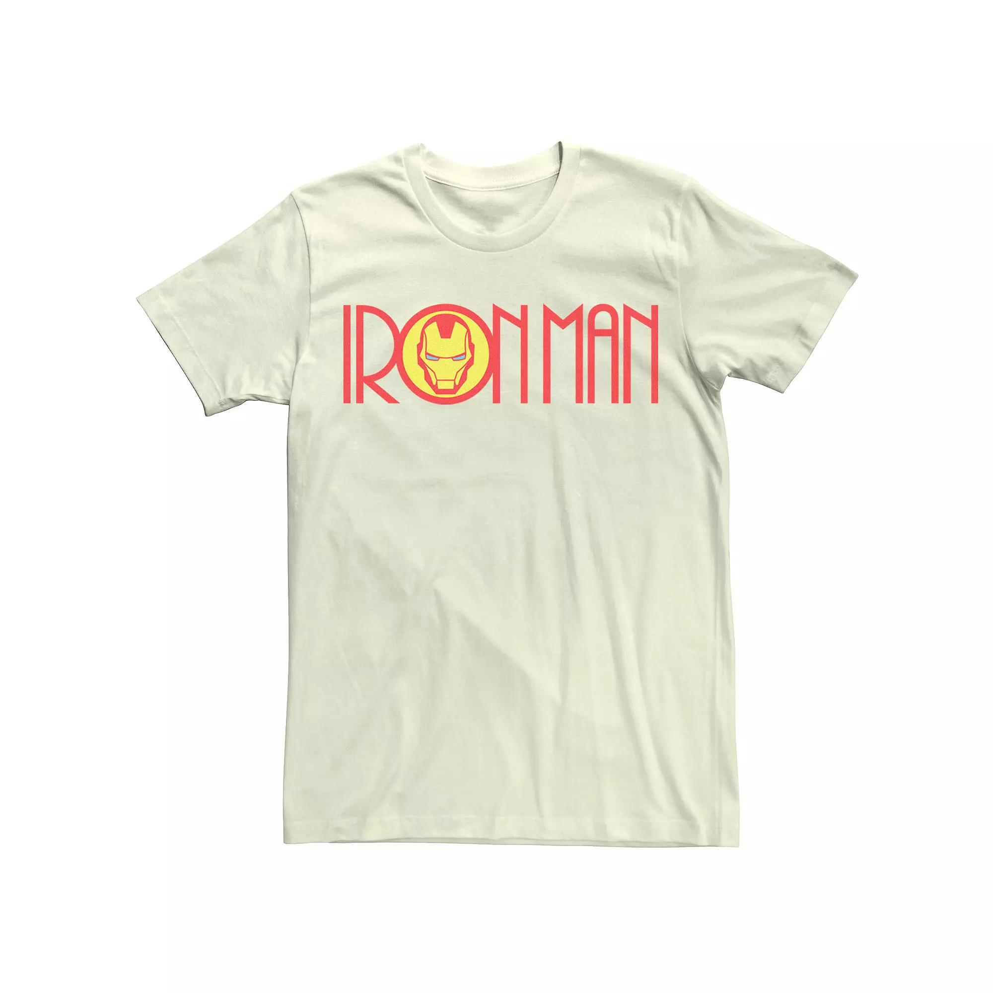 Men's Marvel Retro Ironman Logo Tee,  Product Image