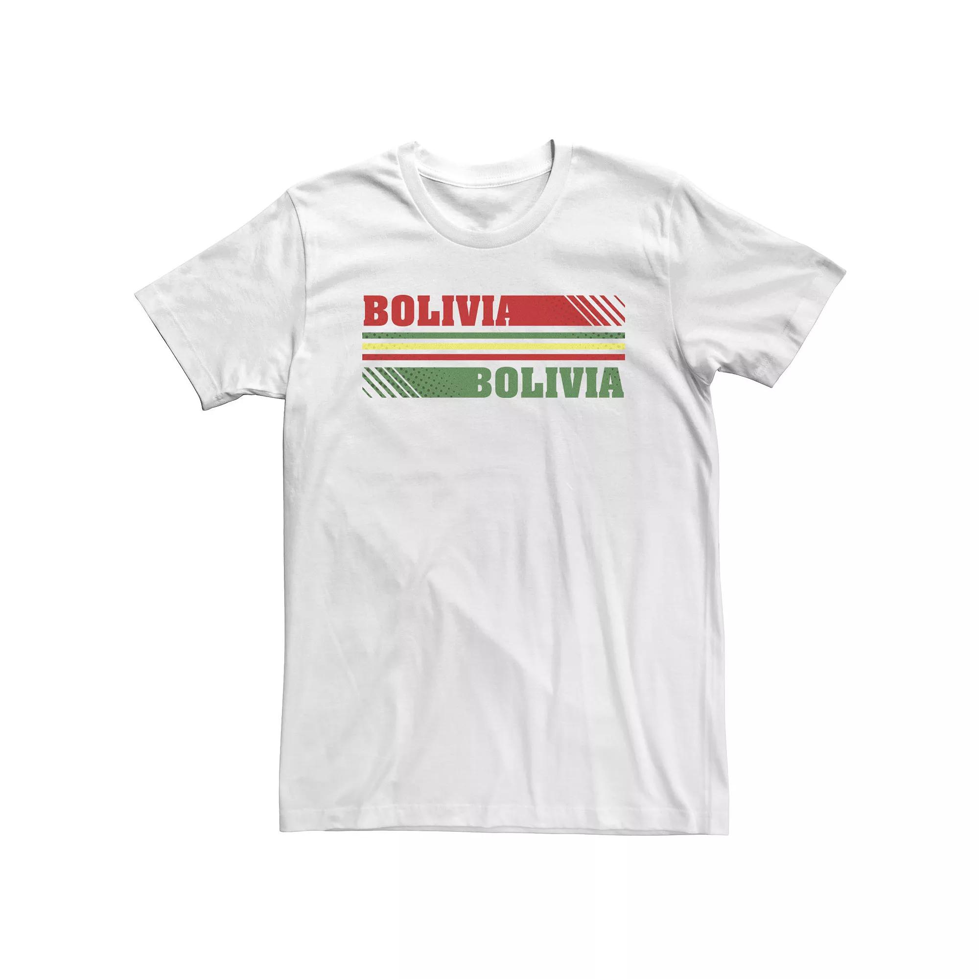 Big & Tall Fifth Sun Bolivia Colorful Word Stack Tee, Men's, Size: 4XLT, White Product Image
