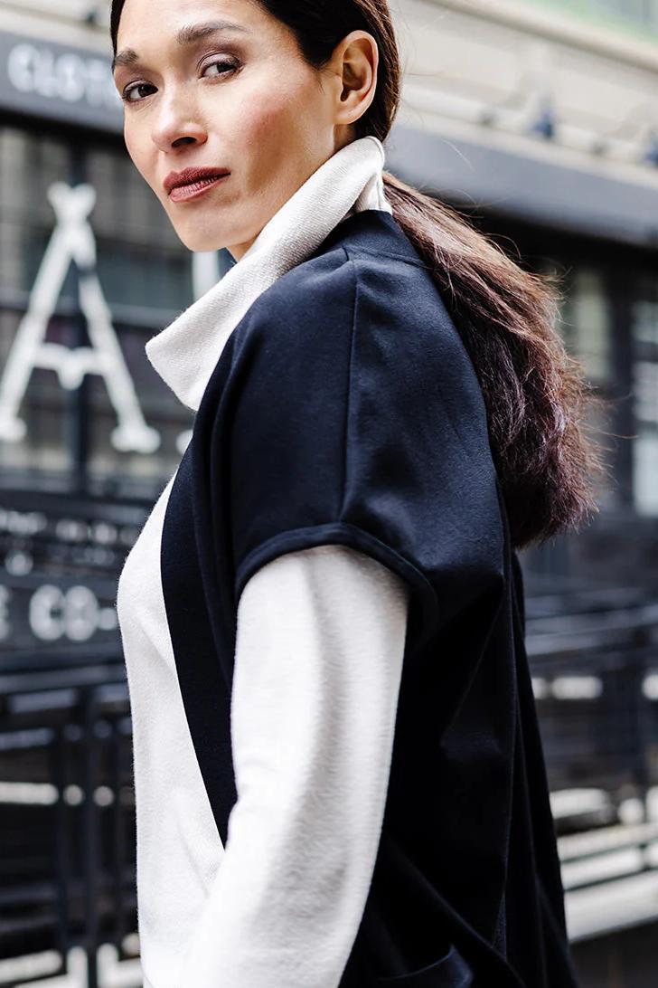 Cap-Sleeve Pocket Vest Product Image