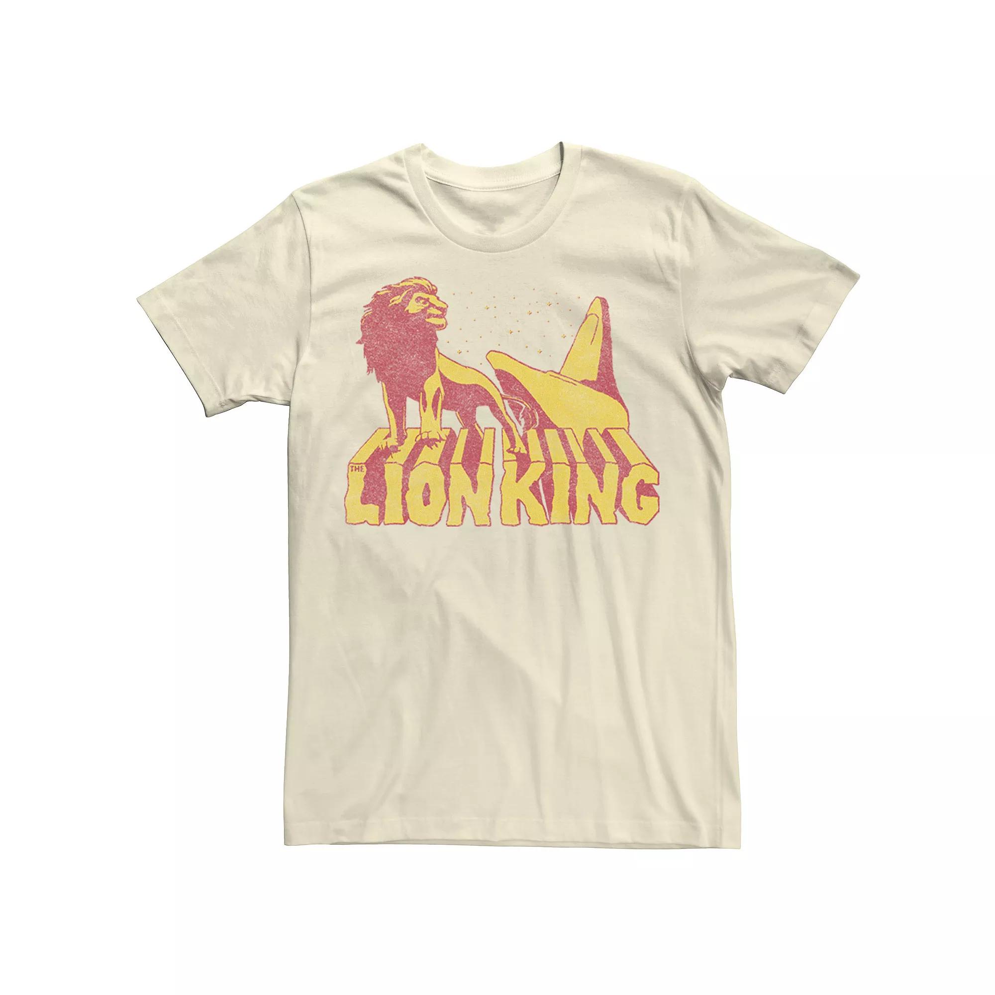 Disney's The Lion King Retro Pride Rock Logo Men's Tee,  Product Image