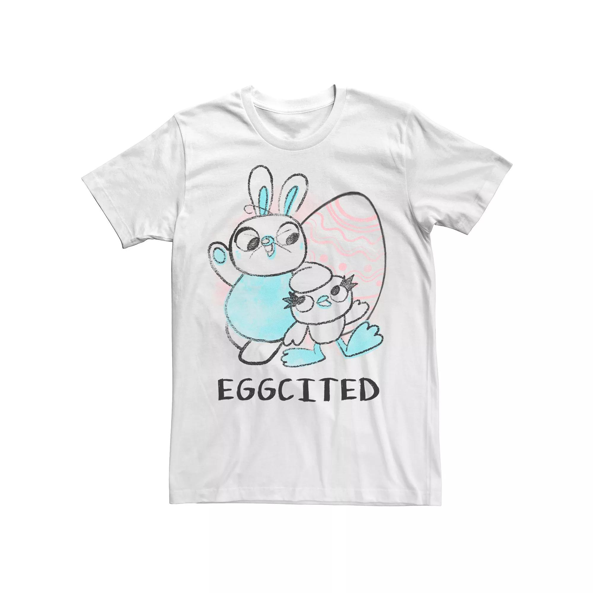 Disney / Pixar's Toy Story 4 Ducky & Bunny Men's Easter Eggcited Tee,  Product Image