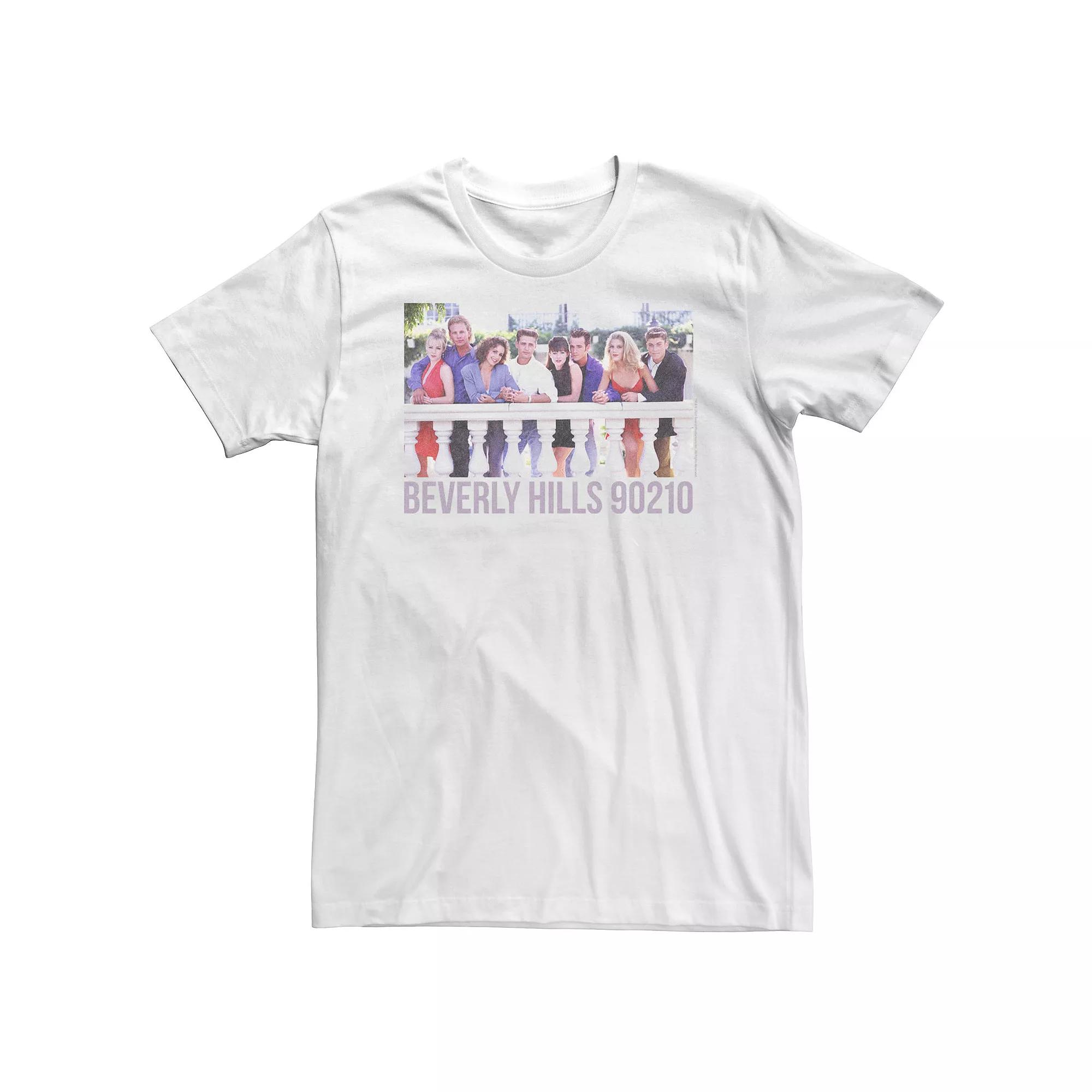 Big & Tall Beverly Hills 90210 Group Shot Fence Line Up Tee, Men's,  Product Image