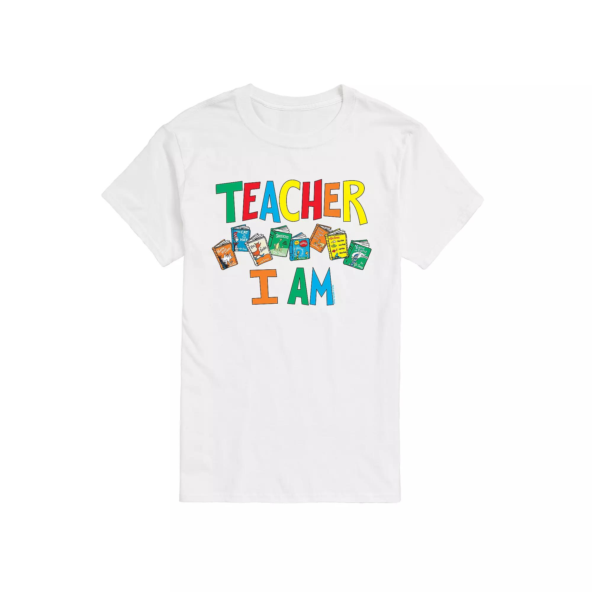 Men's Dr. Seuss Teacher I Am Tee,  Product Image