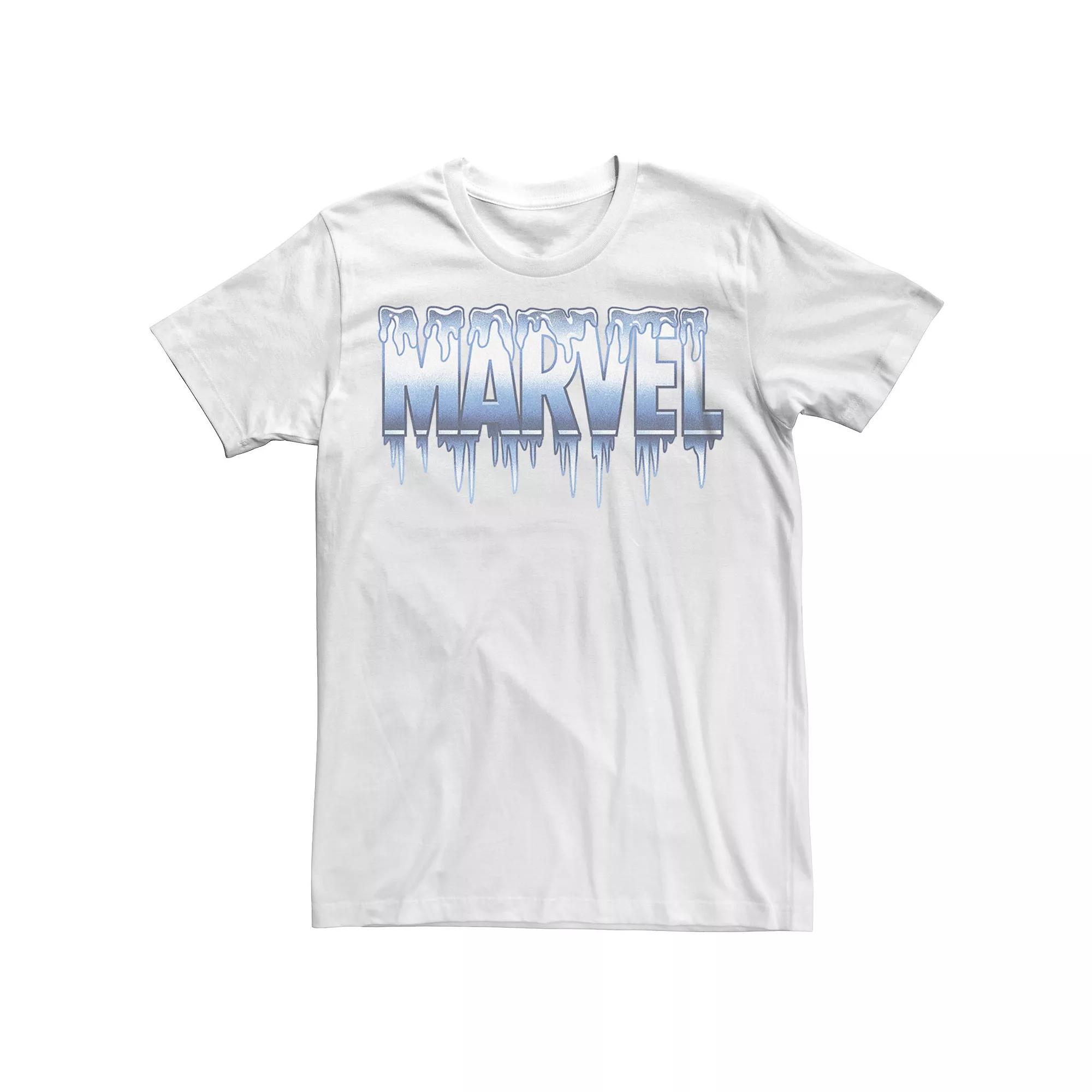 Men's Marvel Frozen Logo Graphic Tee,  Product Image